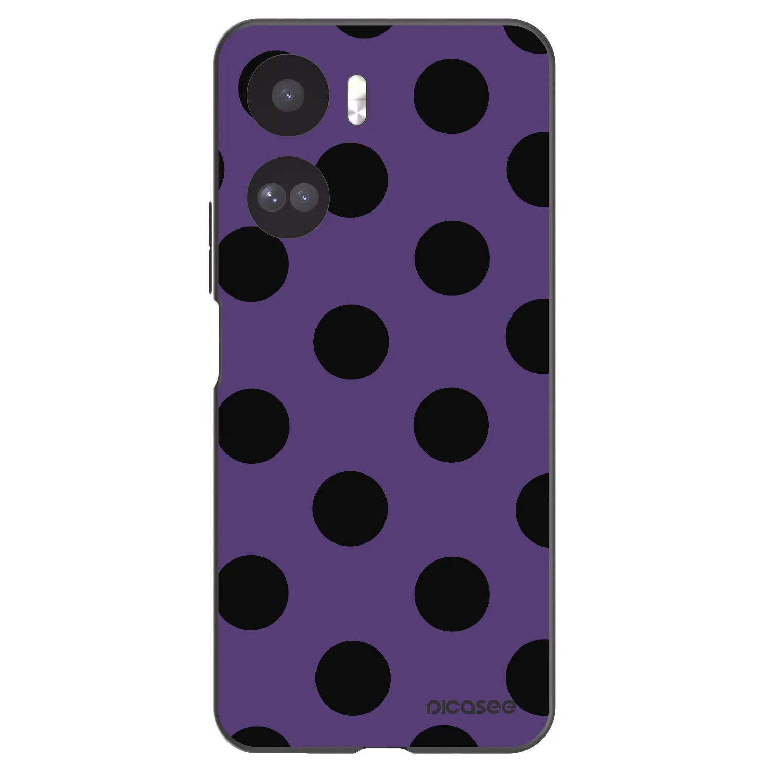 Picasee silikonski črni ovitek za Honor 90 Lite 5G - Big flickers 2