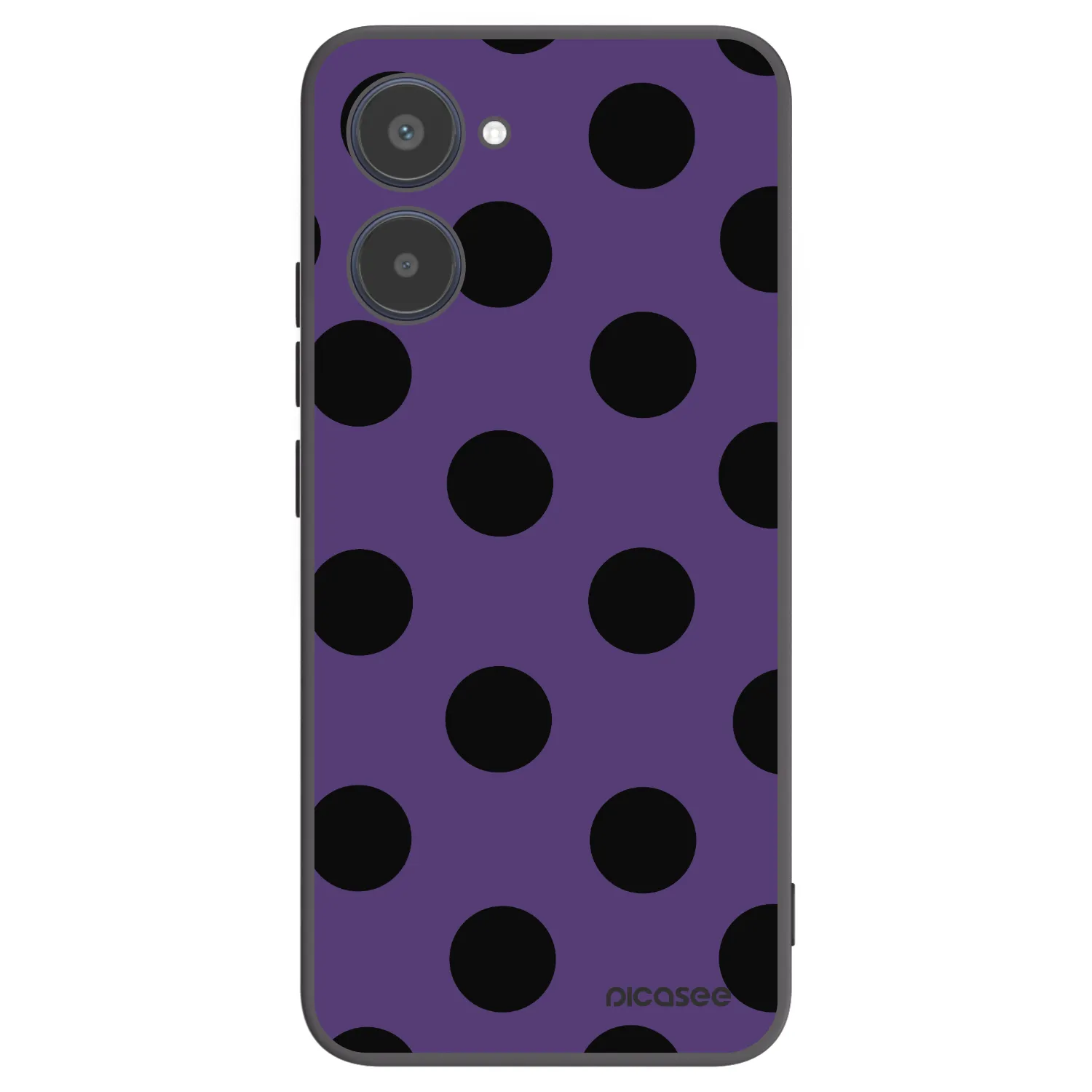Picasee silikonski črni ovitek za Realme 10 4G - Big flickers 2