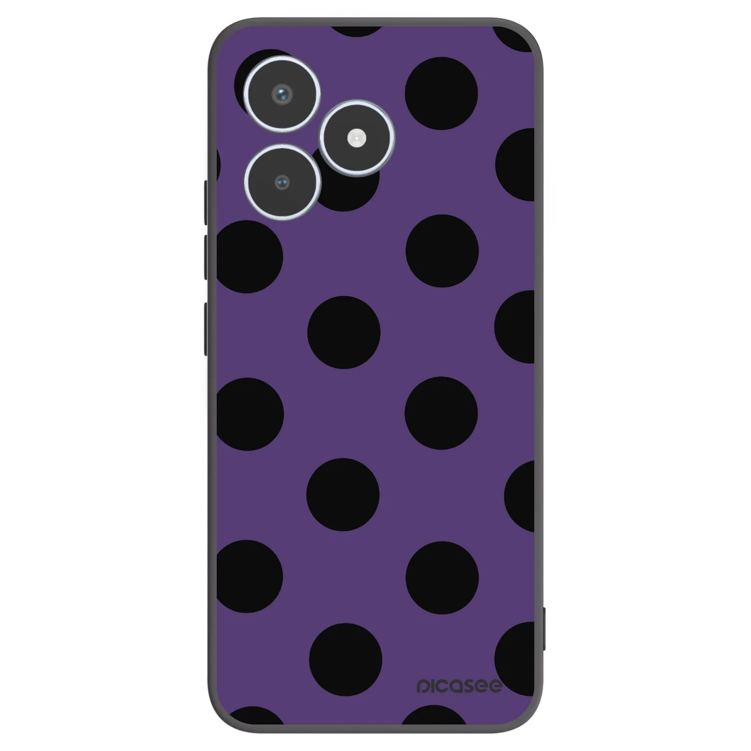 Picasee silikonski črni ovitek za Realme C53 - Big flickers 2