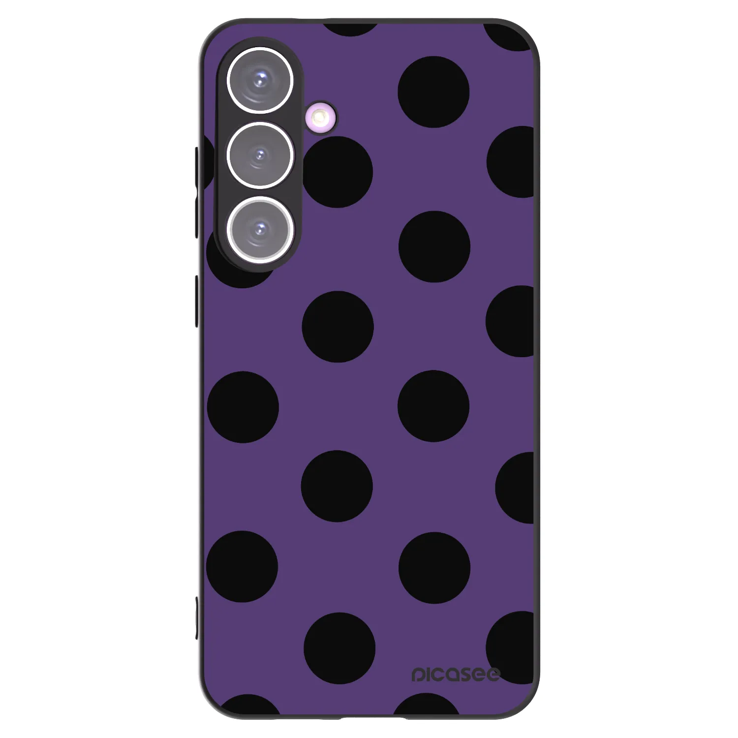 Picasee silikonski črni ovitek za Samsung Galaxy S24+ S926B 5G - Big flickers 2