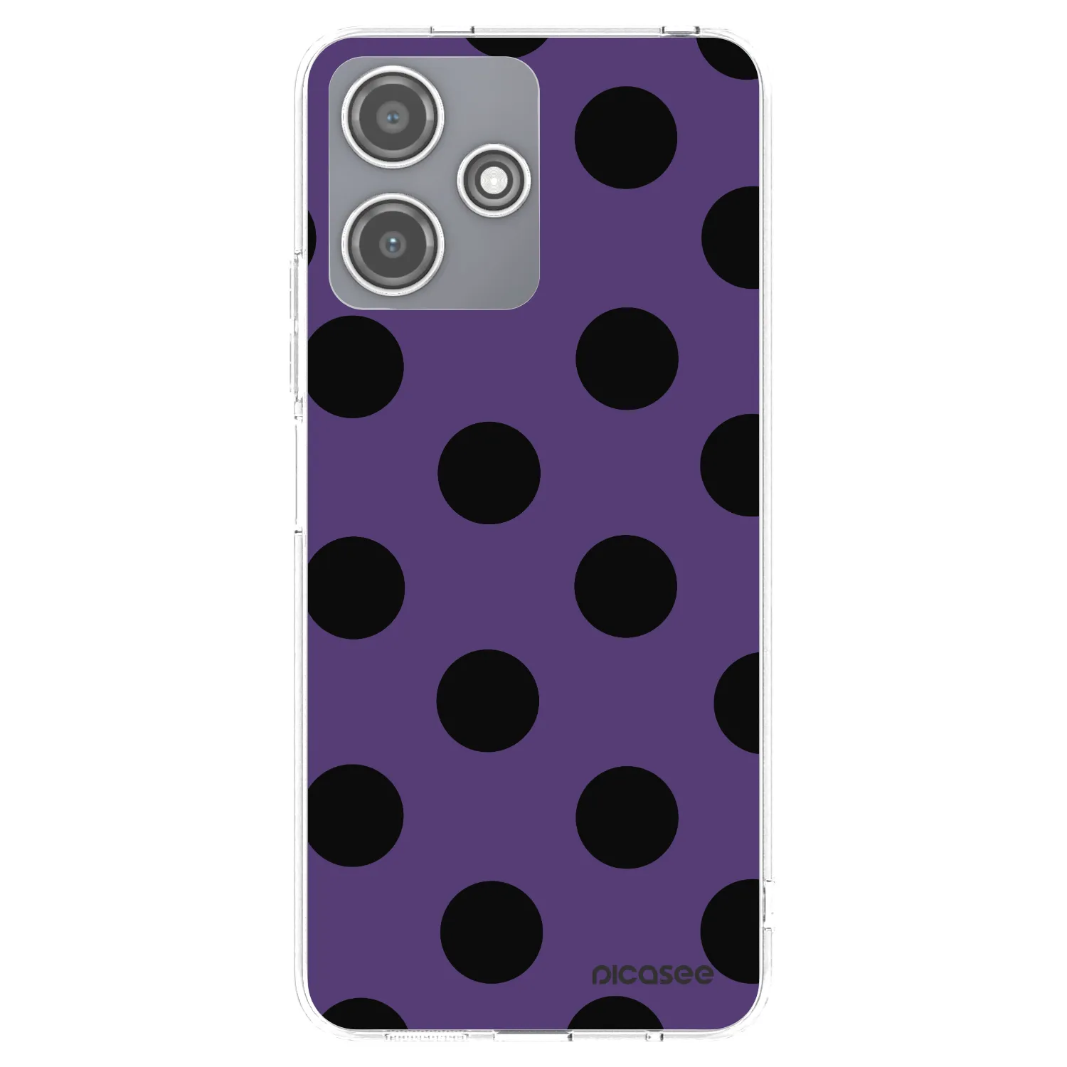Picasee silikonski prozorni ovitek za Xiaomi Redmi 12 5G - Big flickers 2