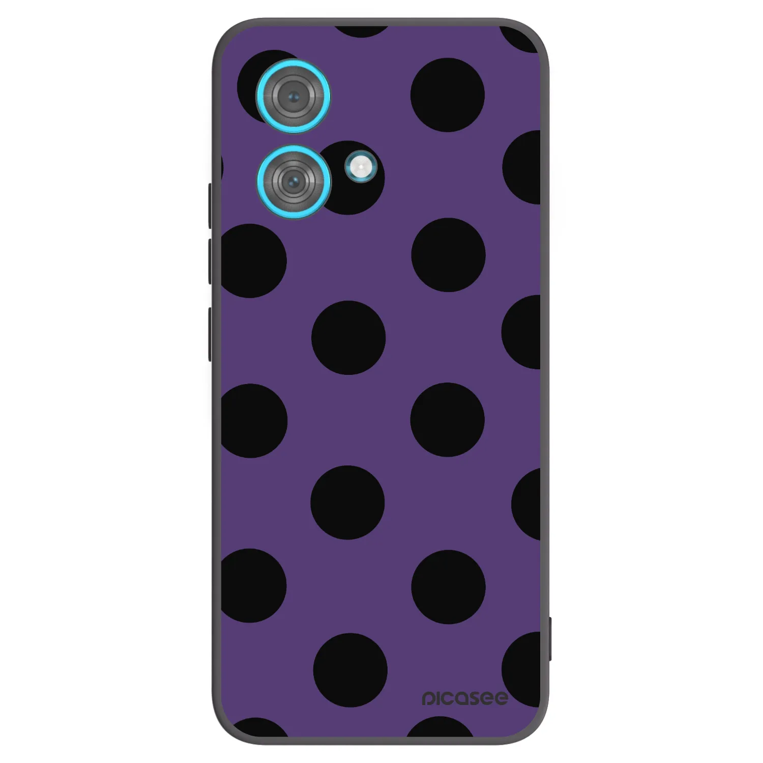 Picasee silikonski črni ovitek za Motorola Edge 40 Neo - Big flickers 2