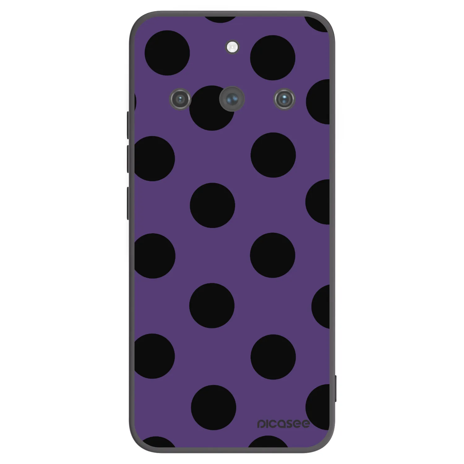 Picasee silikonski črni ovitek za Realme 11 Pro+ - Big flickers 2
