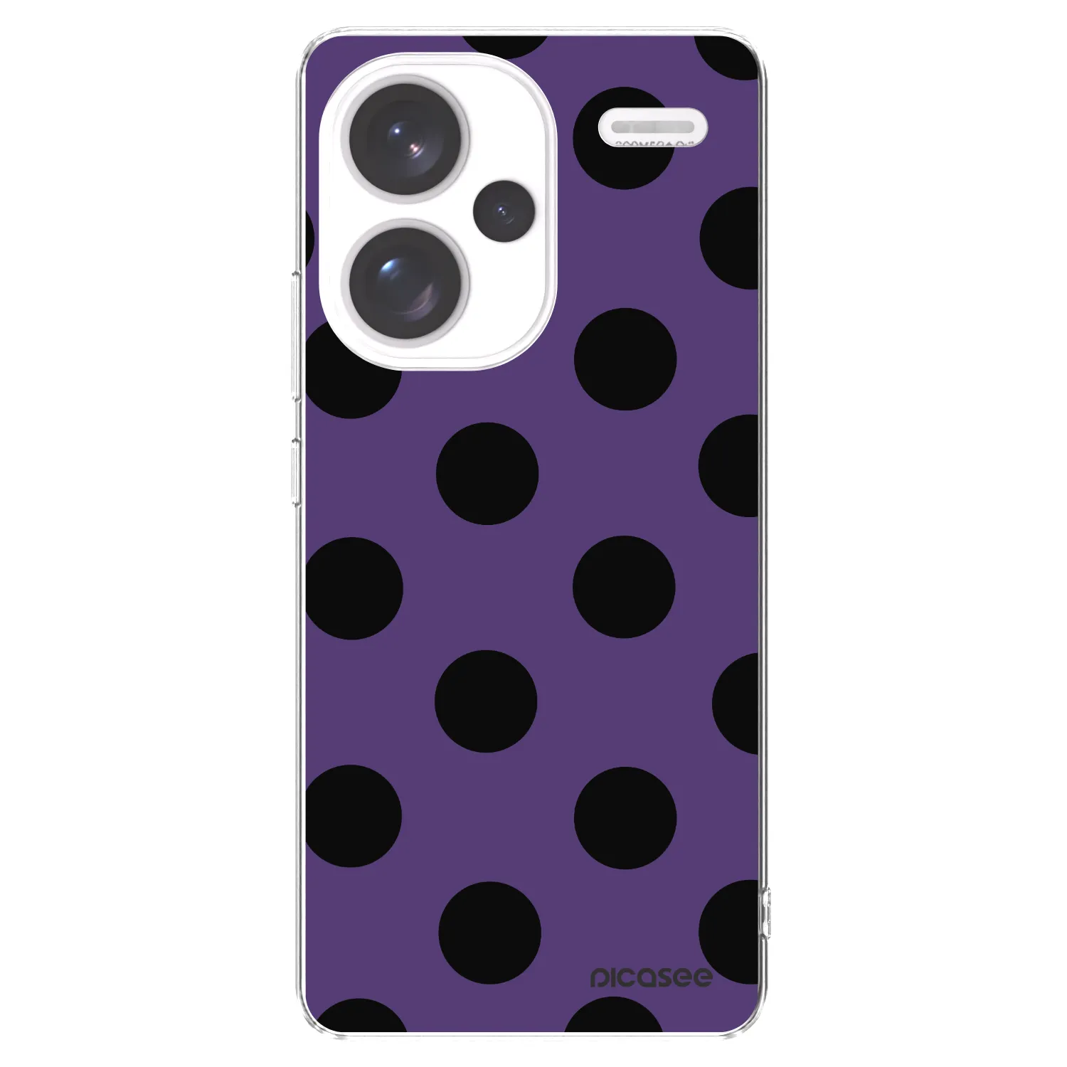 Picasee silikonski prozorni ovitek za Xiaomi Redmi Note 13 Pro+ 5G - Big flickers 2