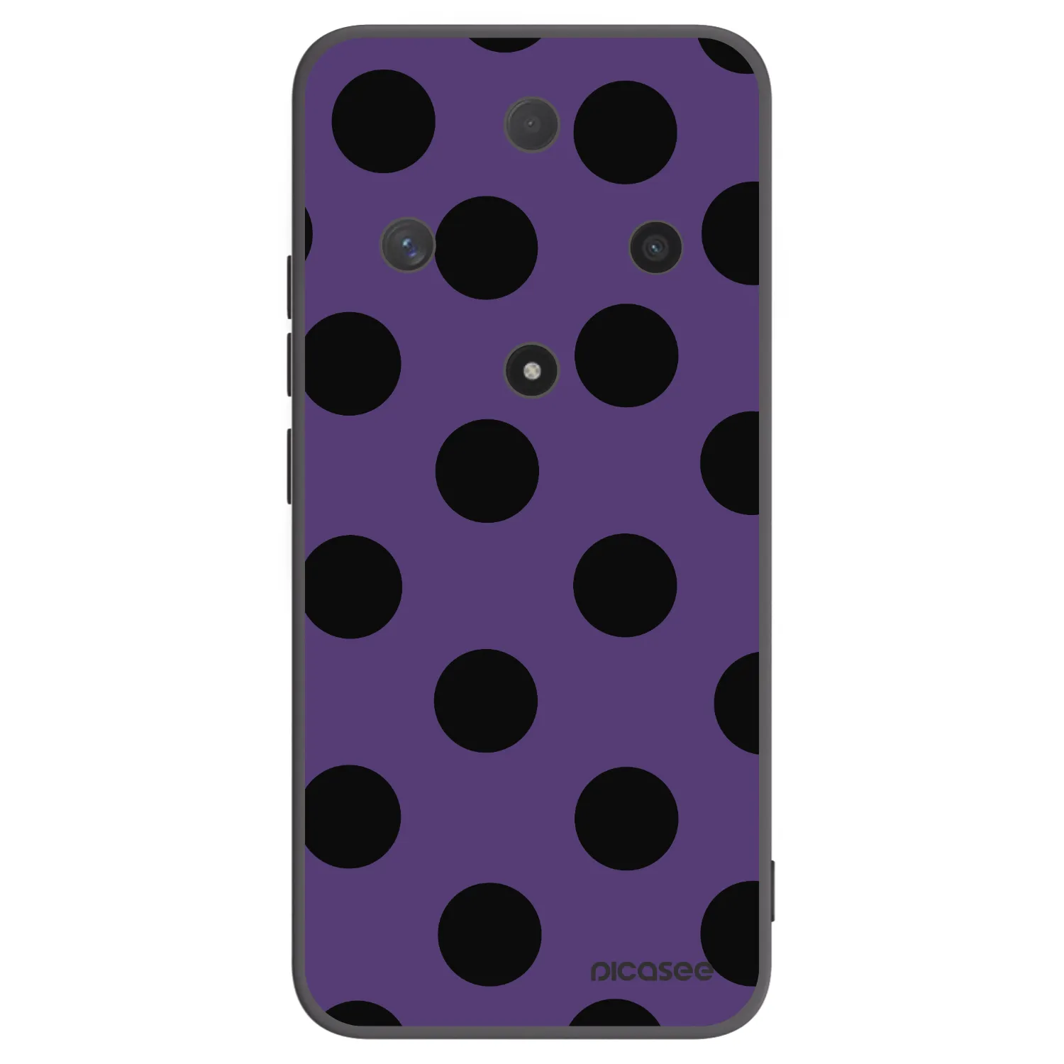 Picasee silikonski črni ovitek za Honor Magic6 Lite 5G - Big flickers 2