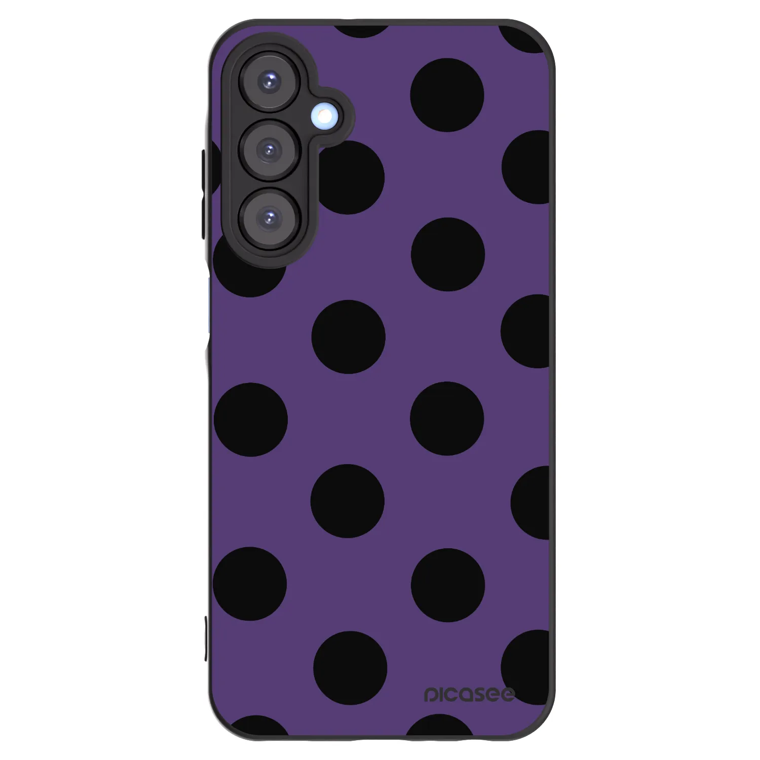 Picasee silikonski črni ovitek za Samsung Galaxy A25 A256B 5G - Big flickers 2