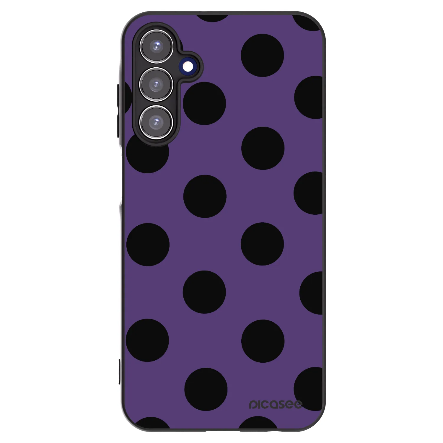 Picasee silikonski črni ovitek za Samsung Galaxy A15 A155F 4G - Big flickers 2