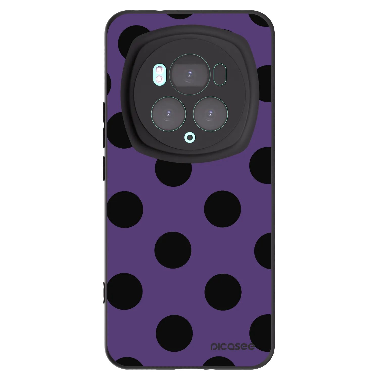 Picasee silikonski črni ovitek za Honor Magic6 Pro - Big flickers 2