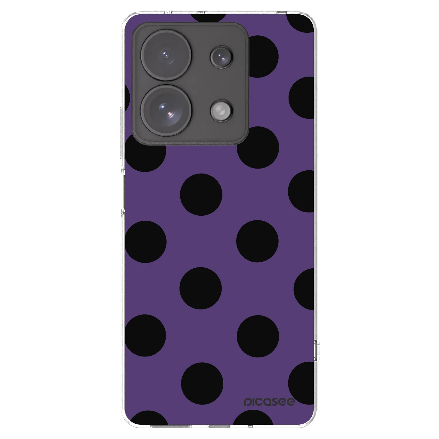 Picasee silikonski prozorni ovitek za Xiaomi Redmi Note 13 Pro 4G - Big flickers 2