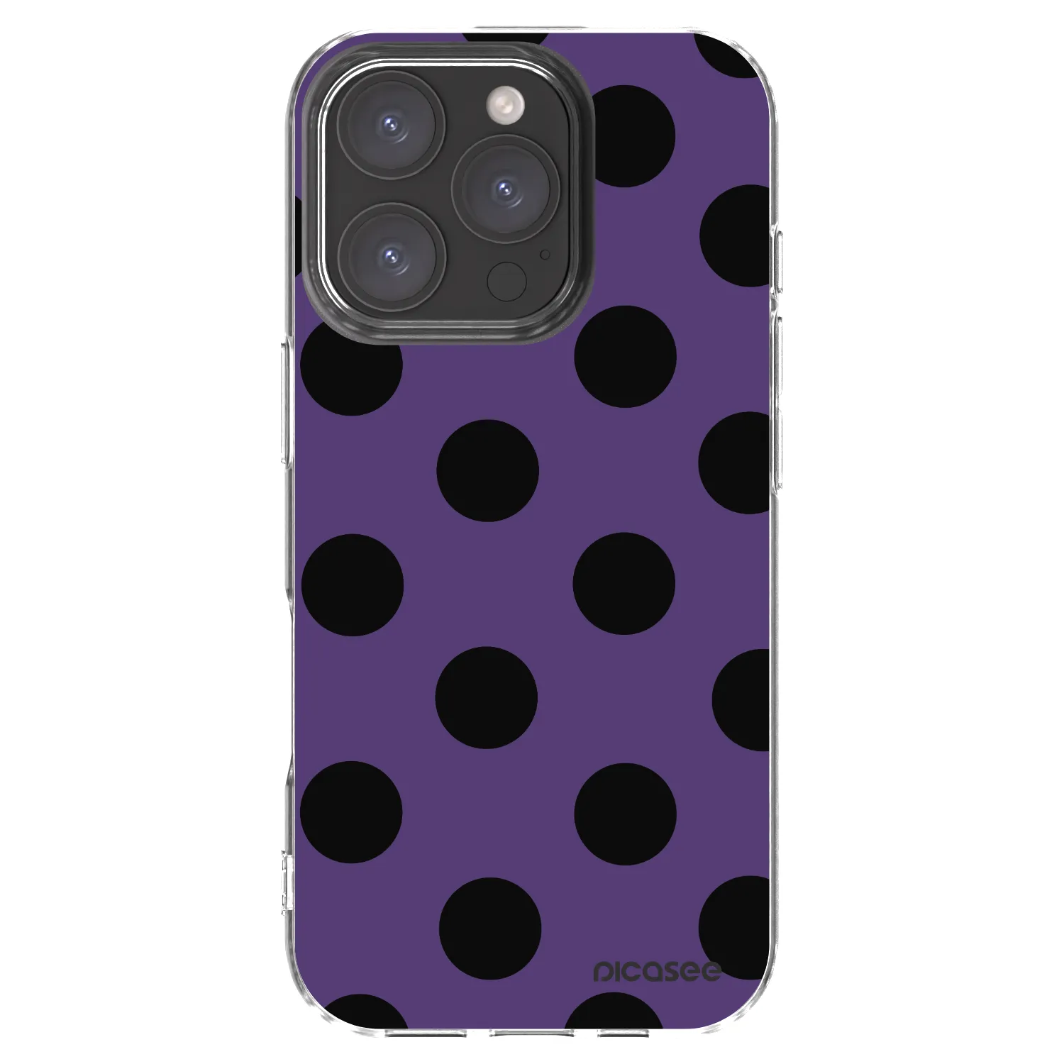 Picasee silikonski prozorni ovitek za Apple iPhone 16 Pro - Big flickers 2