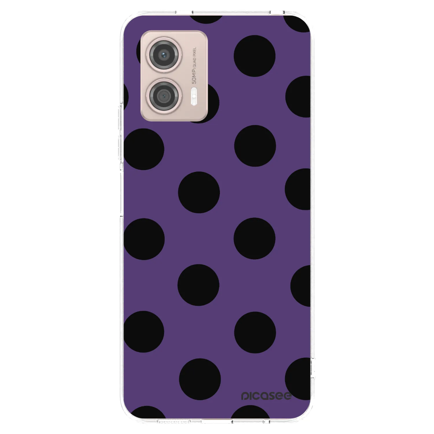 Picasee silikonski prozorni ovitek za Motorola Moto G53 5G - Big flickers 2