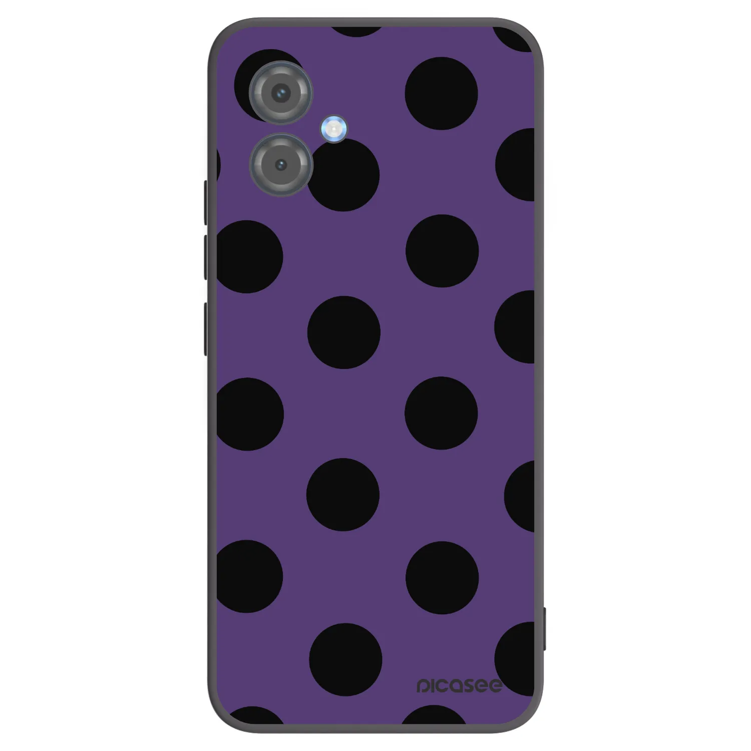 Picasee silikonski črni ovitek za Motorola Moto G14 - Big flickers 2