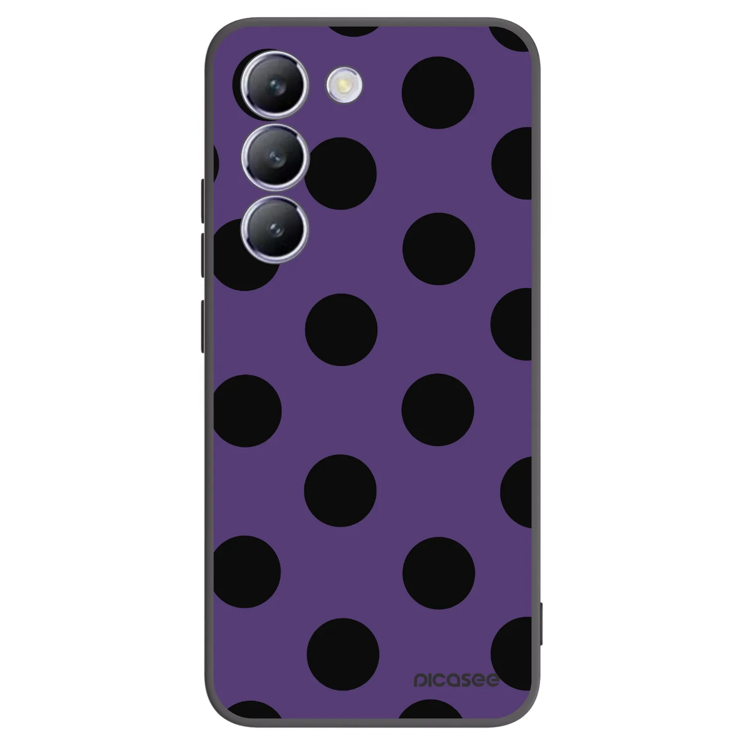Picasee silikonski črni ovitek za Vivo V40 SE 5G - Big flickers 2