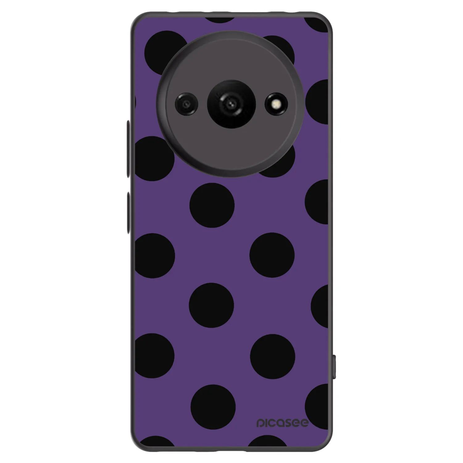 Picasee silikonski črni ovitek za Xiaomi Redmi A3 - Big flickers 2