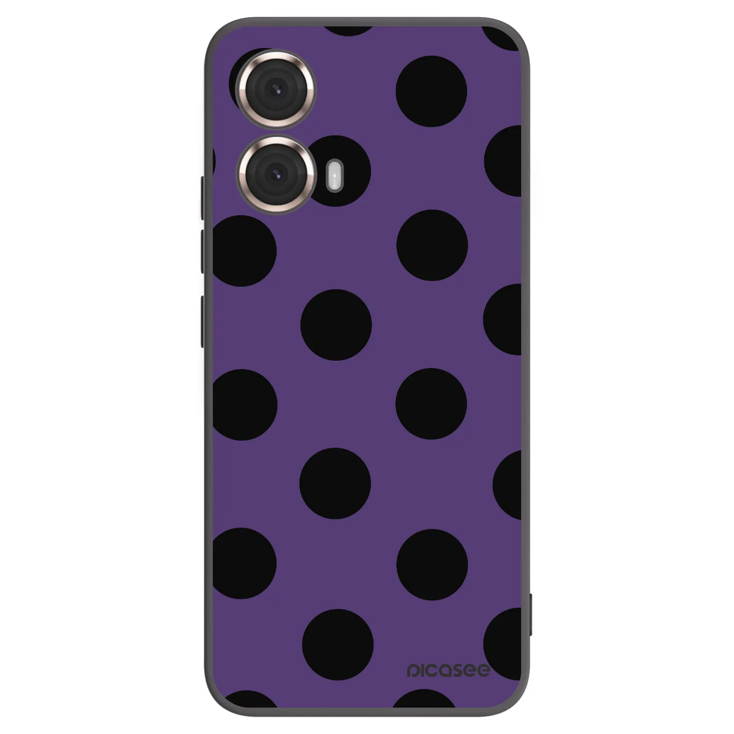 Picasee silikonski črni ovitek za Motorola Moto G85 - Big flickers 2