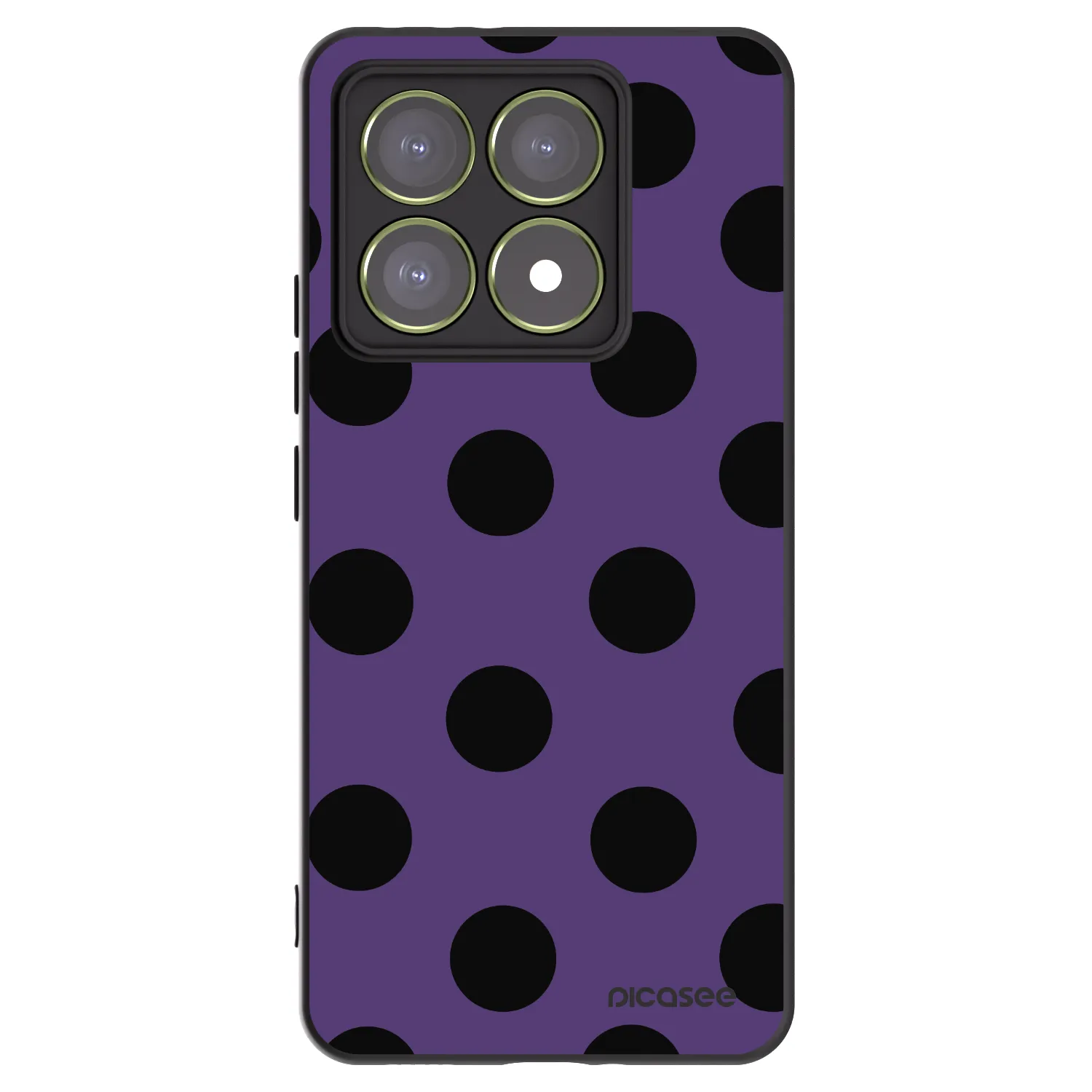 Picasee silikonski črni ovitek za Xiaomi 14T - Big flickers 2