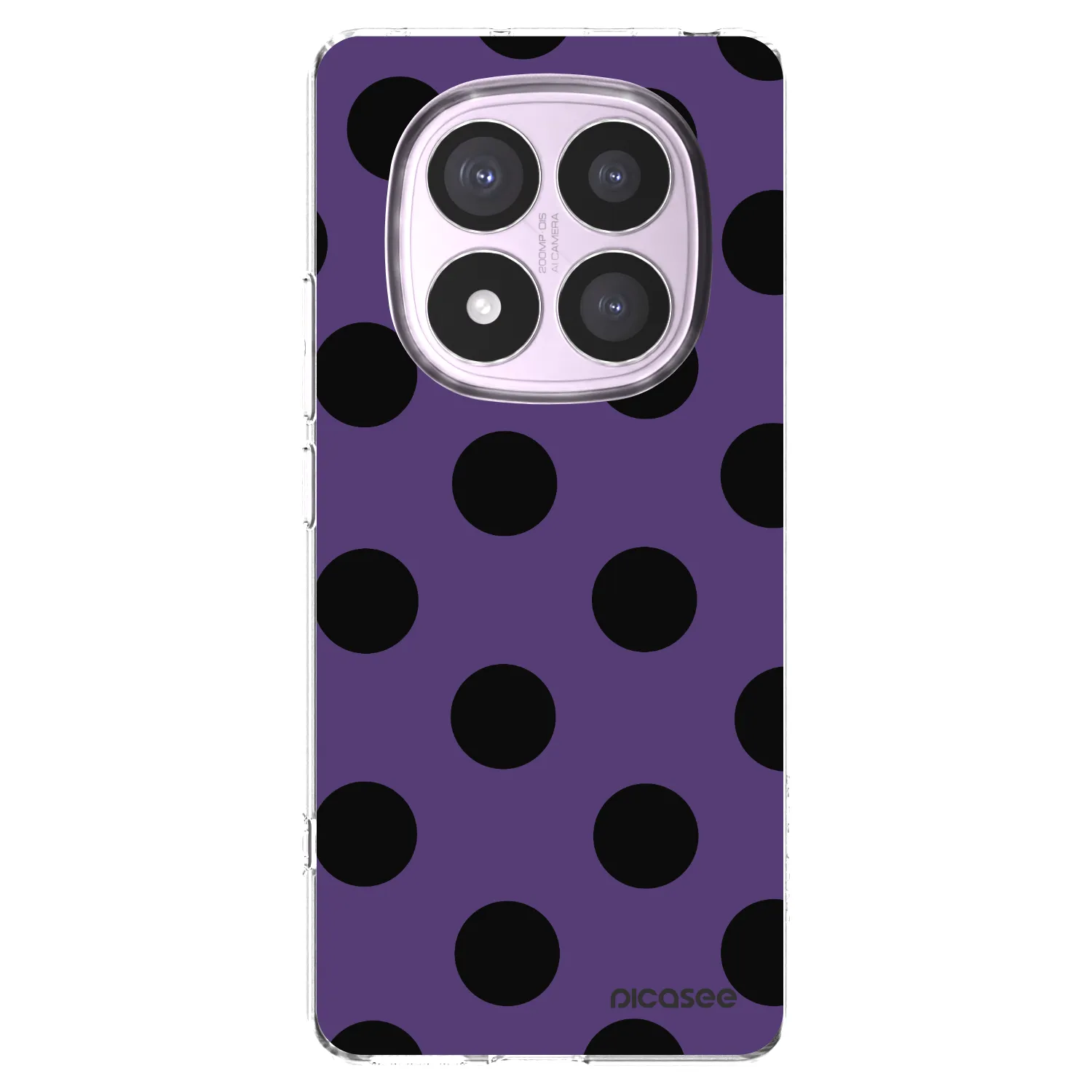 Picasee silikonski prozorni ovitek za Xiaomi Redmi Note 14 Pro 5G - Big flickers 2