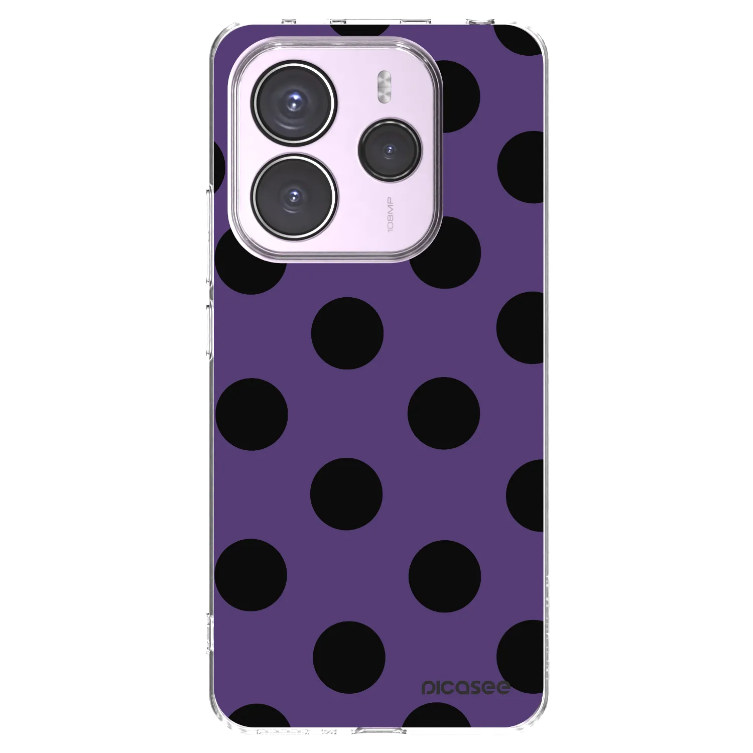 Picasee silikonski prozorni ovitek za Xiaomi Redmi Note 14 5G - Big flickers 2