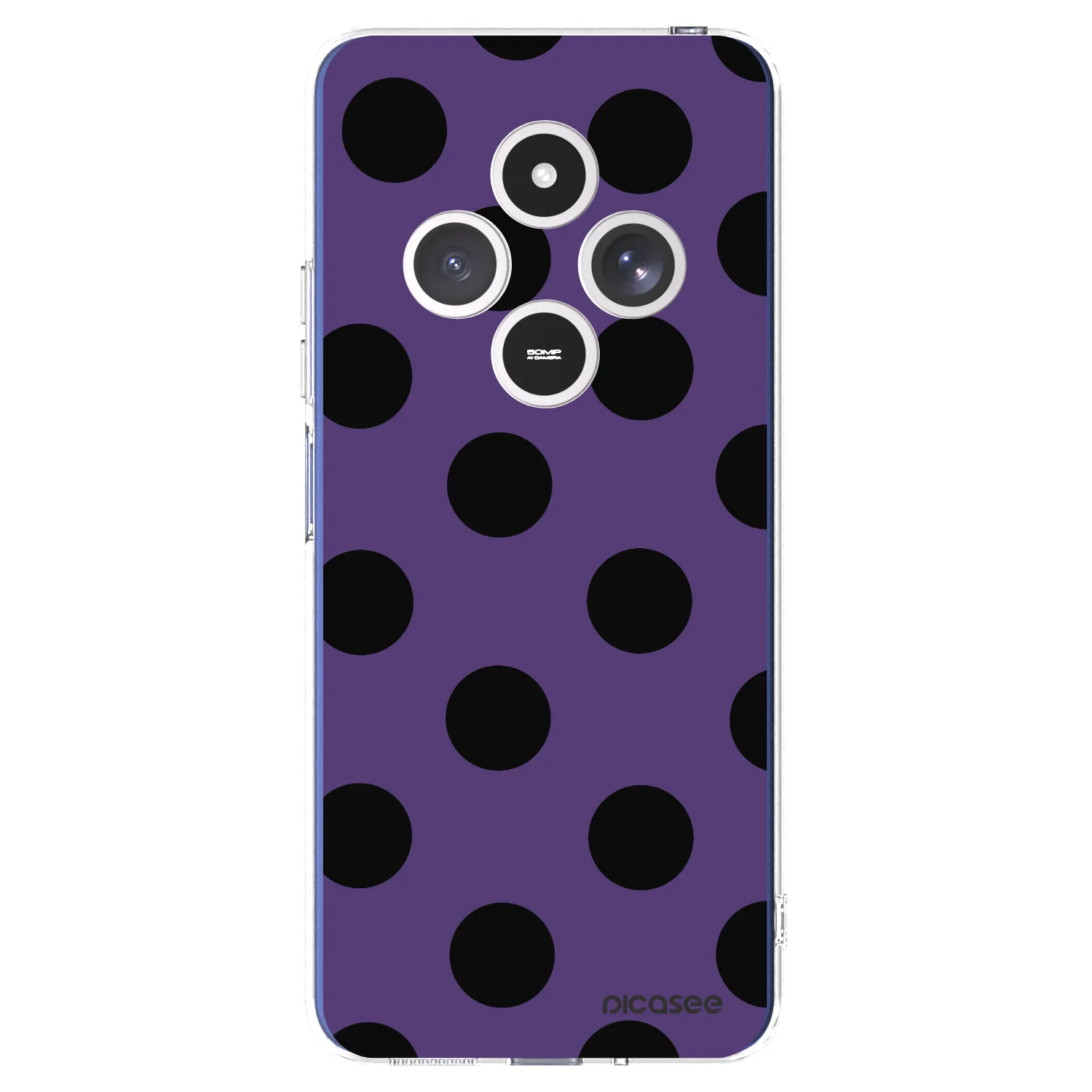 Picasee silikonski prozorni ovitek za Xiaomi Redmi 14C - Big flickers 2