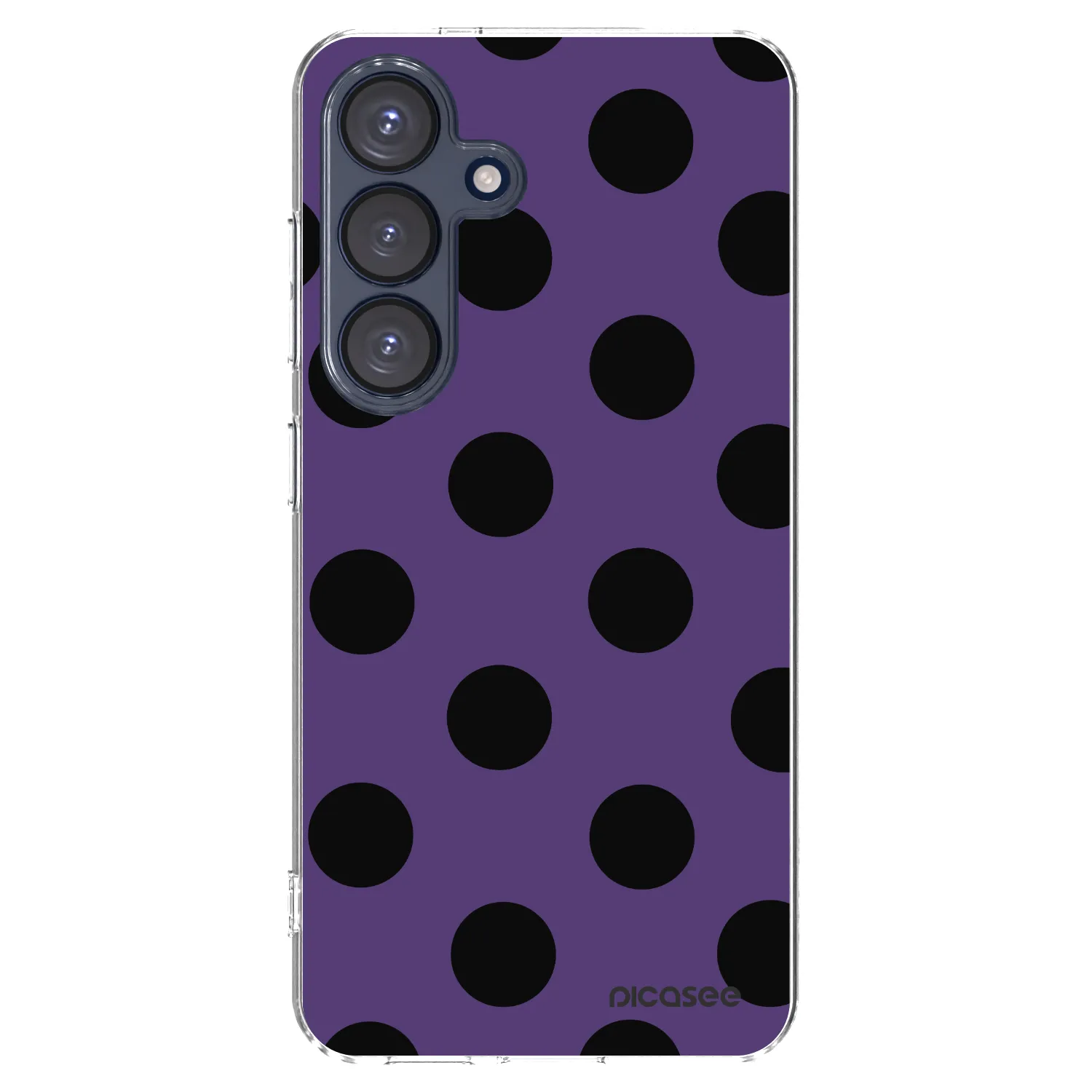 Picasee silikonski prozorni ovitek za Samsung Galaxy S25 5G - Big flickers 2