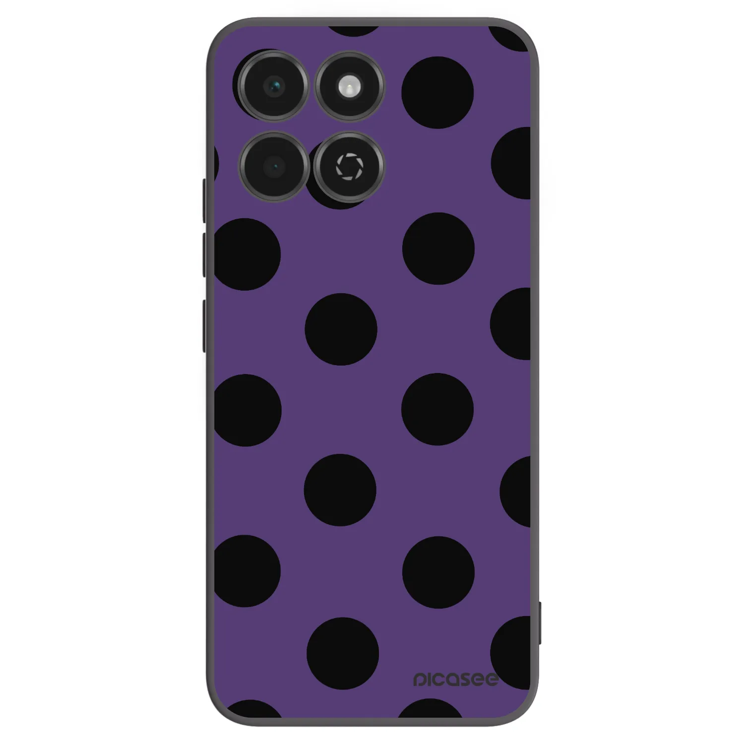 Picasee silikonski črni ovitek za Honor 200 Smart 5G - Big flickers 2