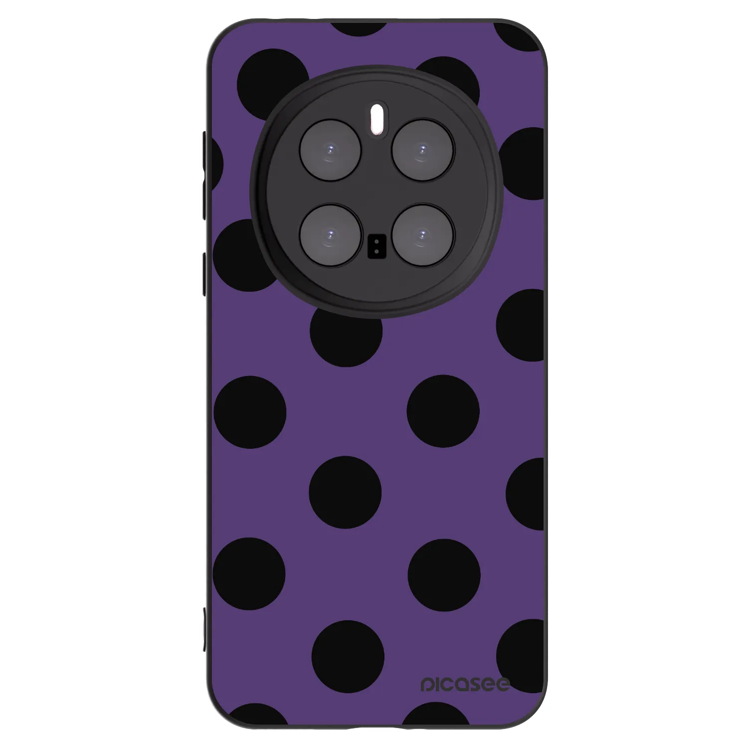 Picasee silikonski črni ovitek za Honor Magic7 Pro 5G - Big flickers 2