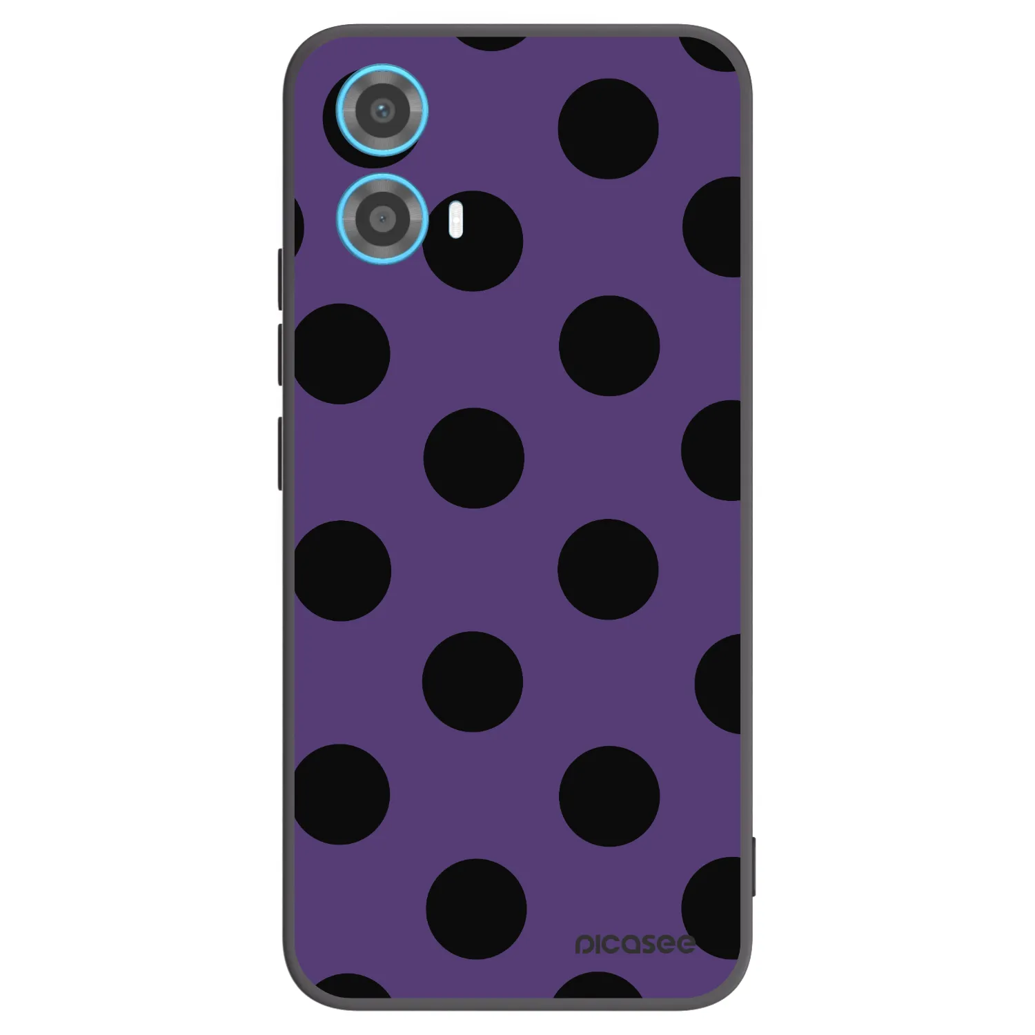 Picasee silikonski črni ovitek za Motorola Moto G34 5G - Big flickers 2
