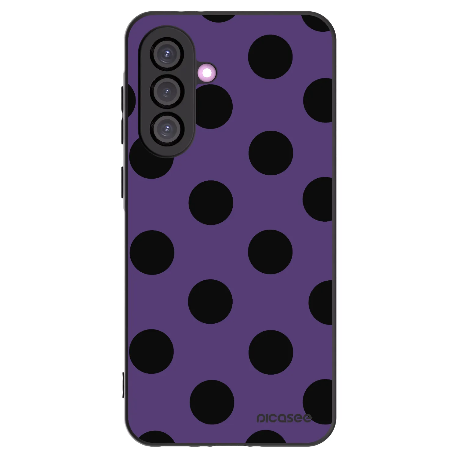 Picasee silikonski črni ovitek za Samsung Galaxy A56 5G A566B - Big flickers 2