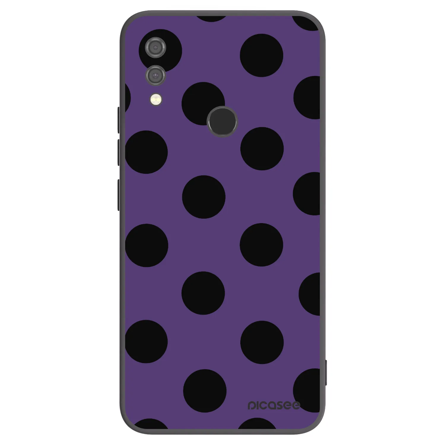 Picasee silikonski črni ovitek za Xiaomi Redmi Note 7 - Big flickers 2