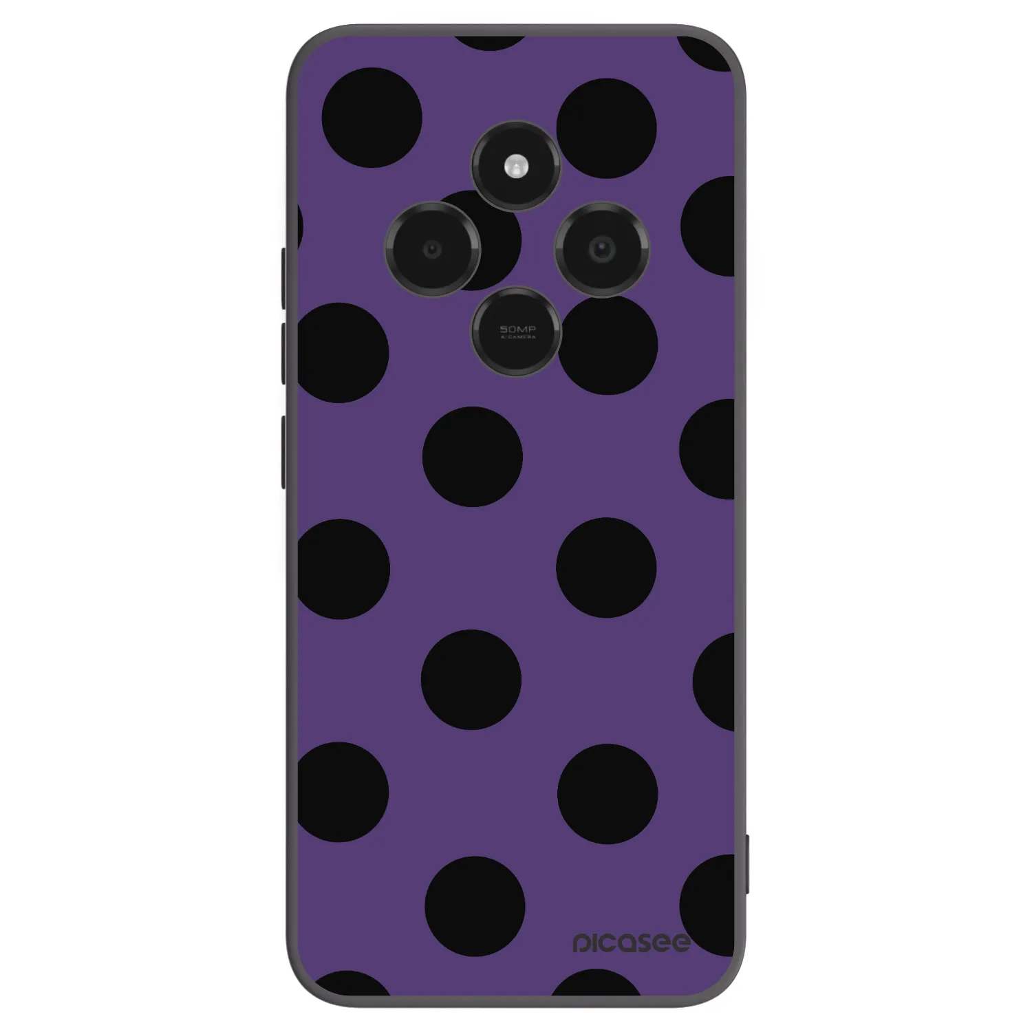 Picasee silikonski črni ovitek za Xiaomi Poco C75 - Big flickers 2
