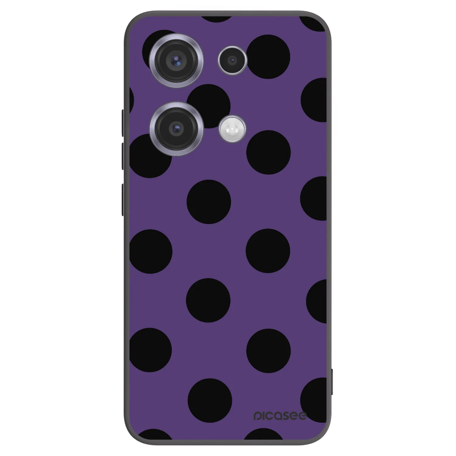 Picasee silikonski črni ovitek za Xiaomi Redmi Note 14S - Big flickers 2