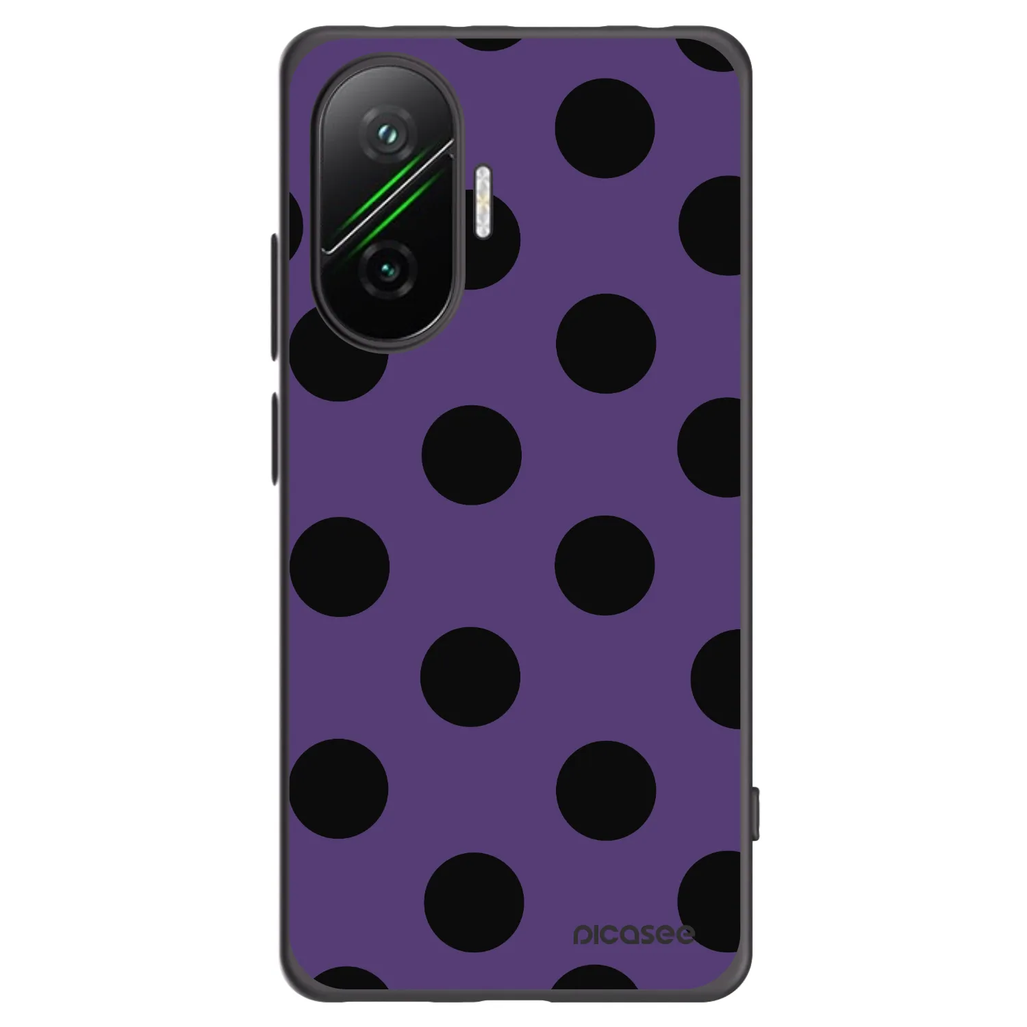 Picasee silikonski črni ovitek za Xiaomi Poco F7 5G - Big flickers 2