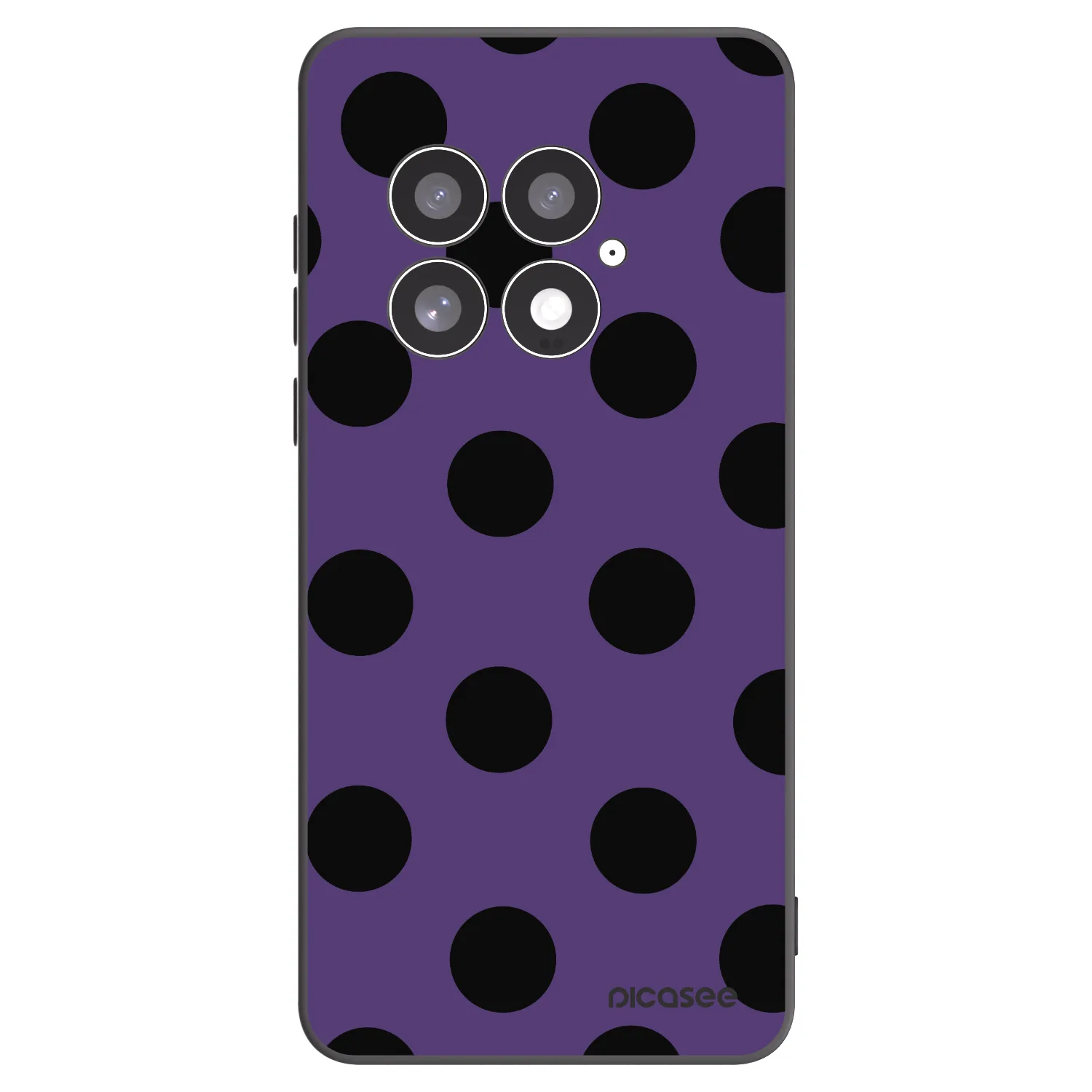 Picasee silikonski črni ovitek za OnePlus 13 5G - Big flickers 2