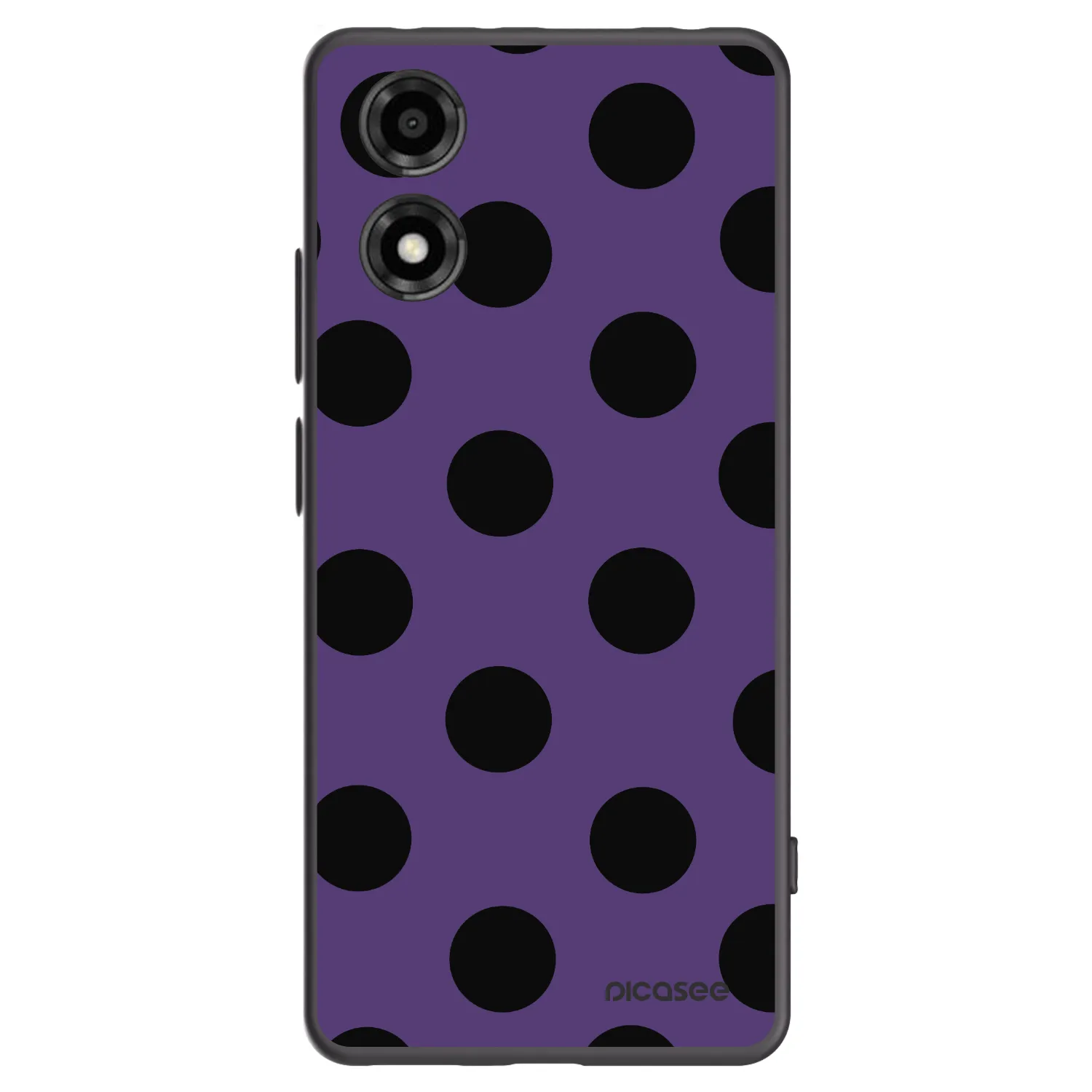 Picasee silikonski črni ovitek za Motorola Moto E14 - Big flickers 2
