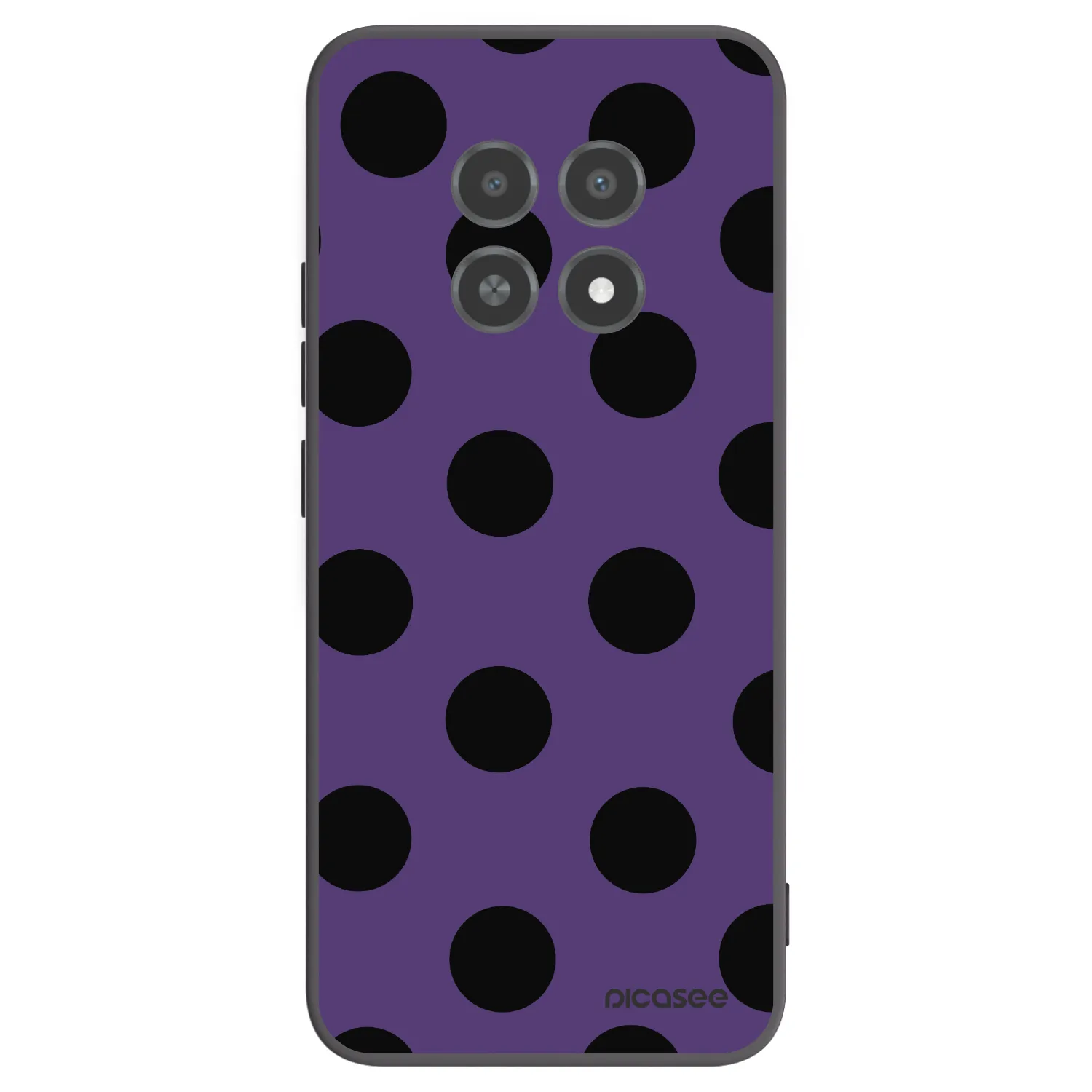 Picasee silikonski črni ovitek za Realme 12X - Big flickers 2