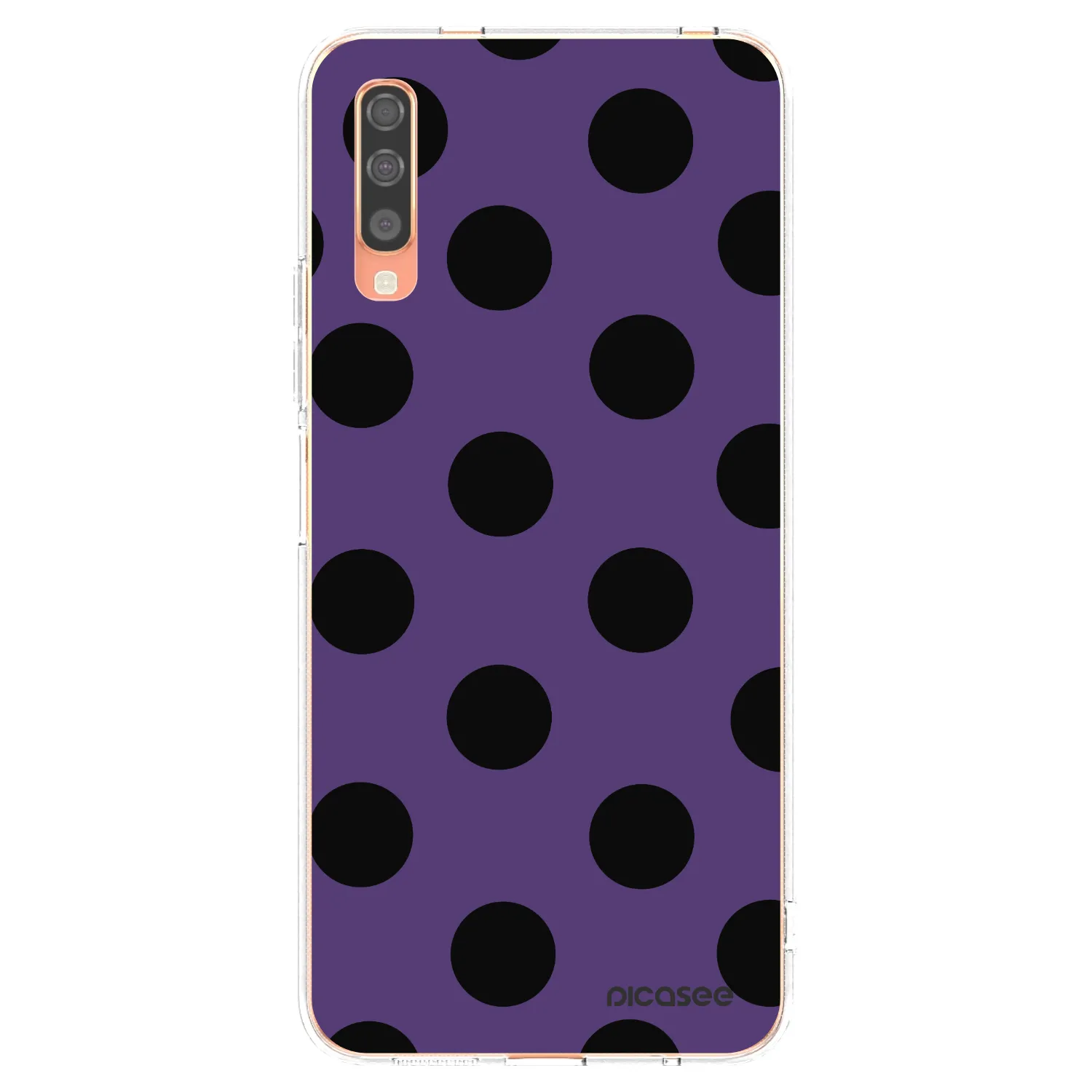Picasee silikonski prozorni ovitek za Samsung Galaxy A70 A705F - Big flickers 2