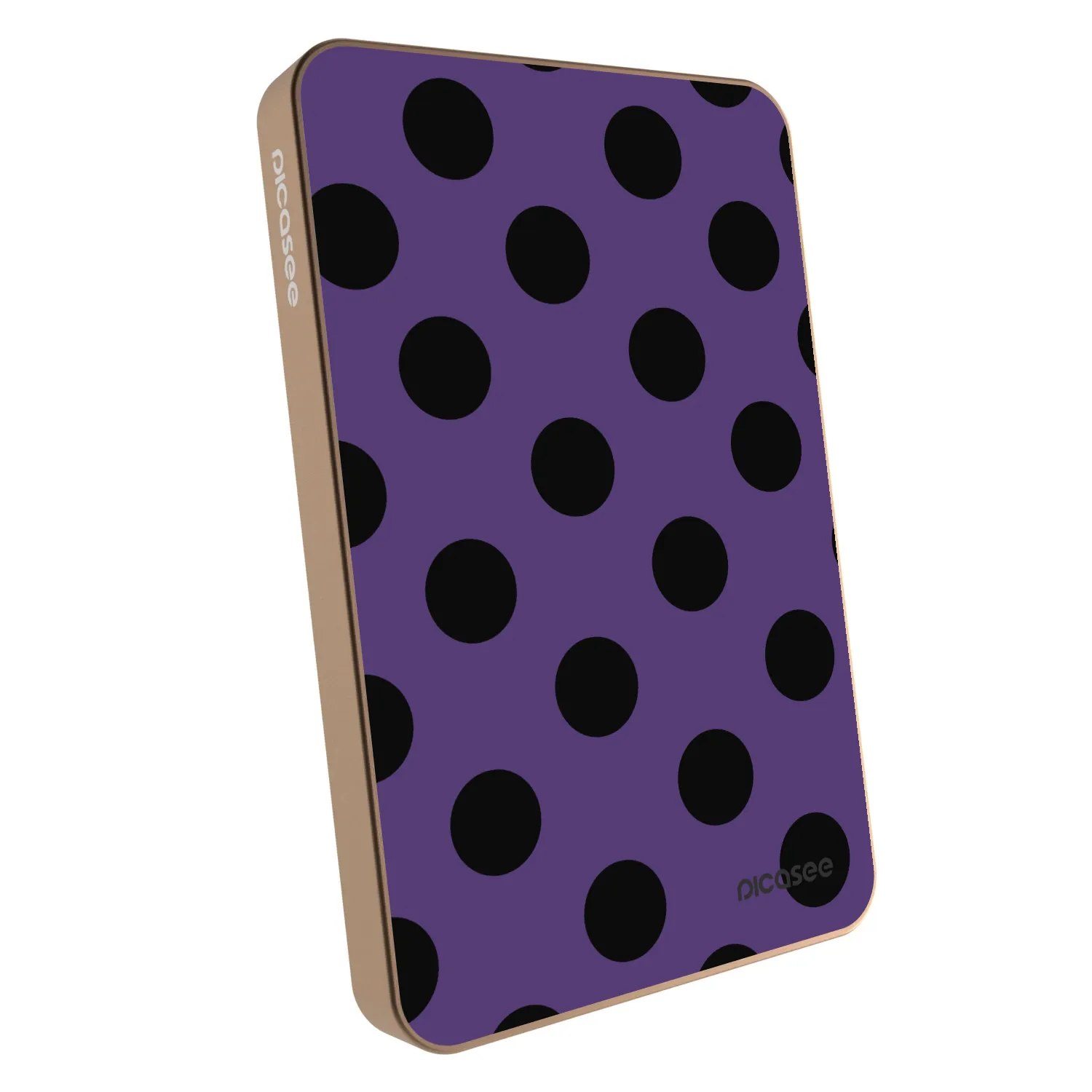 Picasee Prenosna baterija z MagSafe 5 000 mAh Zlati - Big flickers 2