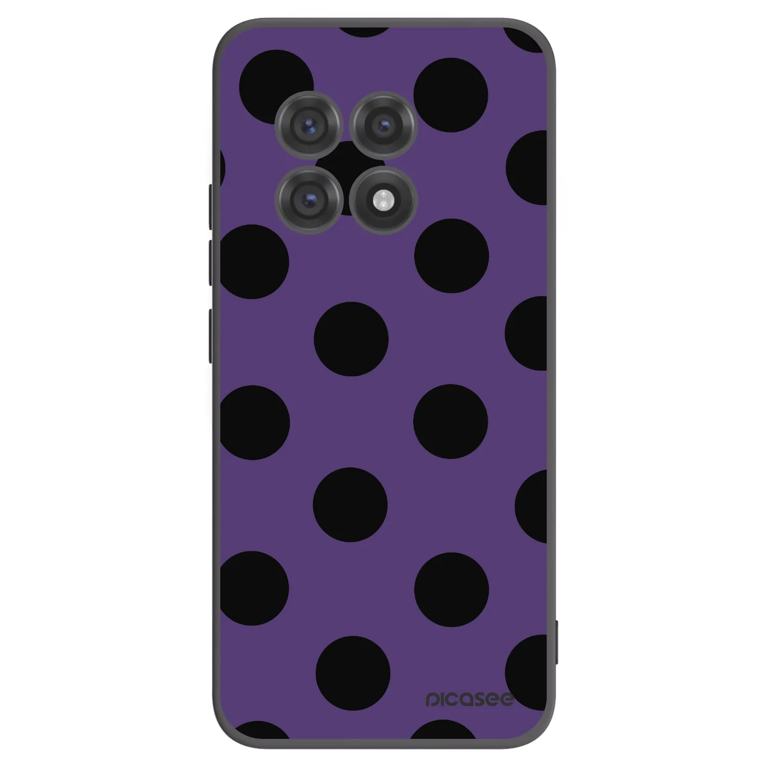 Picasee silikonski črni ovitek za OnePlus 13R 5G - Big flickers 2