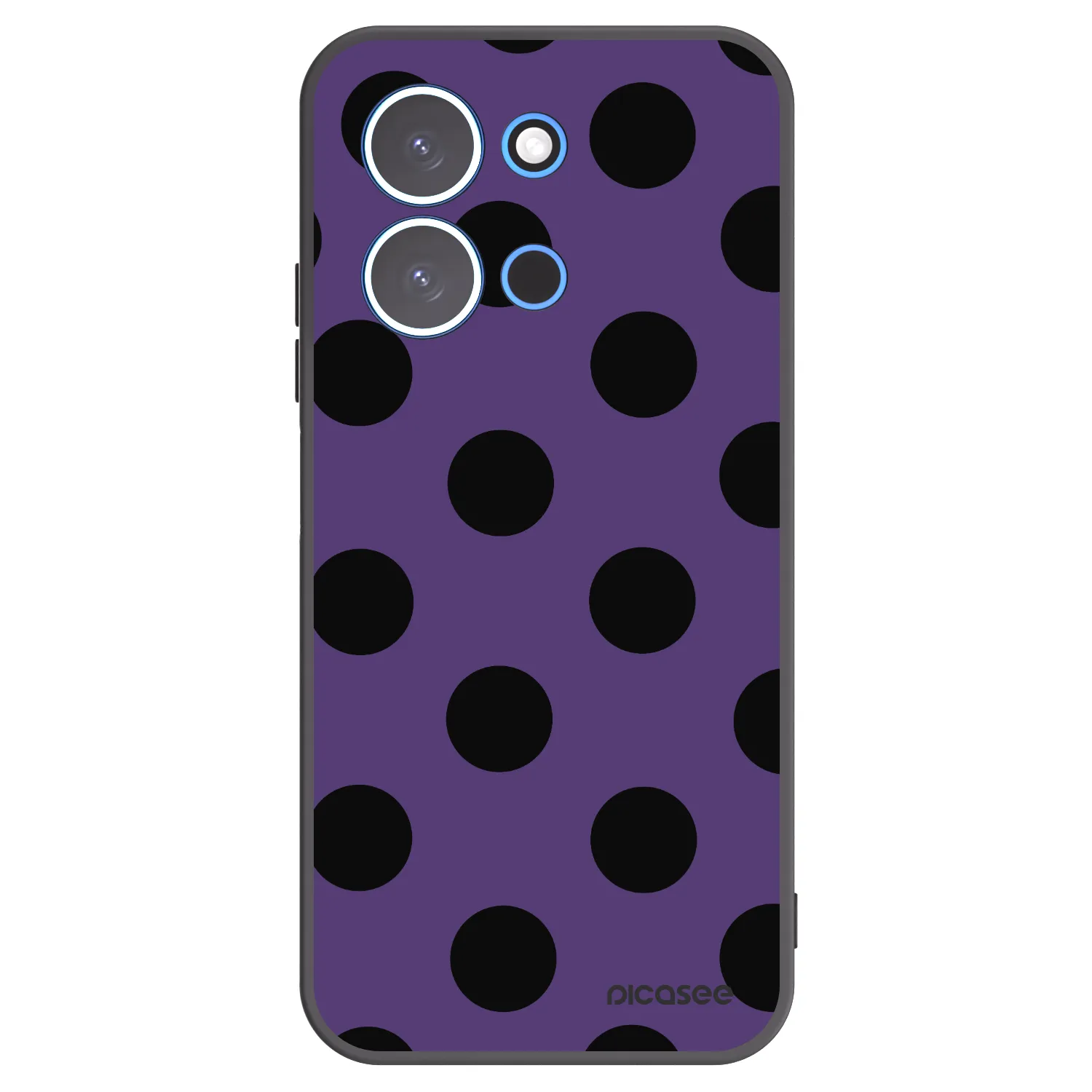 Picasee silikonski črni ovitek za Xiaomi Redmi 15C 4G - Big flickers 2