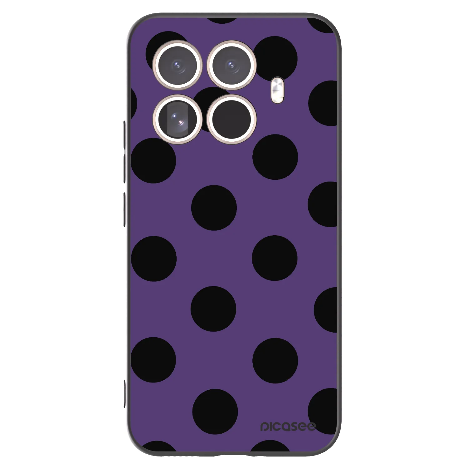 Picasee silikonski črni ovitek za Xiaomi 15T Pro - Big flickers 2