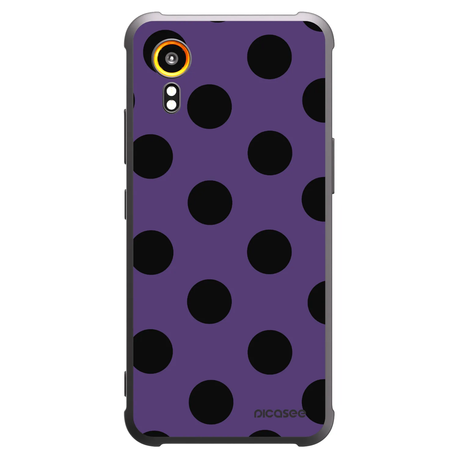 Picasee silikonski črni ovitek za Samsung Galaxy XCover 7 - Big flickers 2
