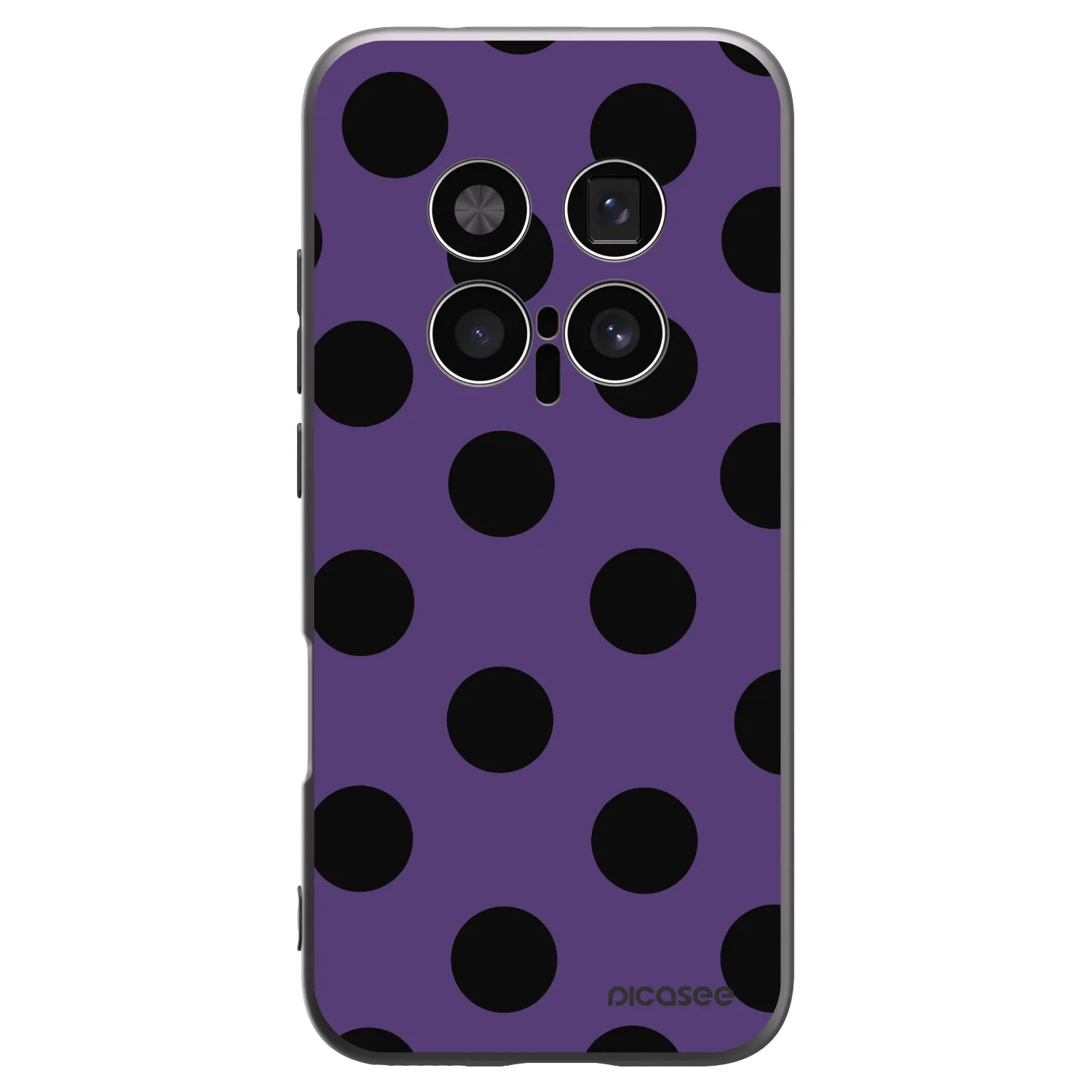 Picasee silikonski črni ovitek za Honor Magic8 Pro 5G - Big flickers 2