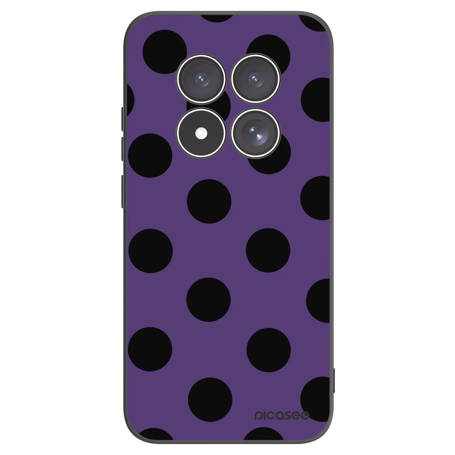 Picasee silikonski črni ovitek za Xiaomi Redmi Note 15 Pro 5G - Big flickers 2