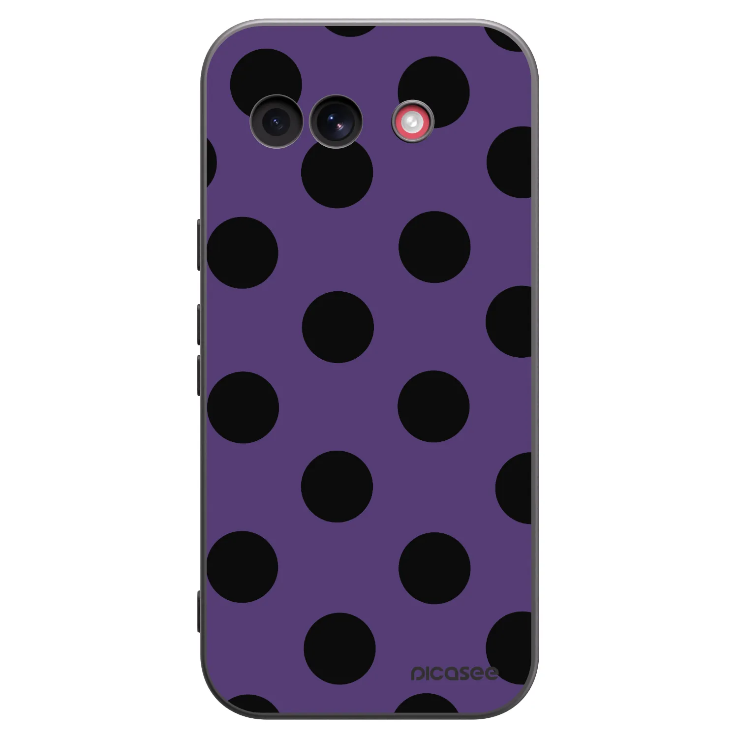 Picasee silikonski črni ovitek za Google Pixel 10a - Big flickers 2