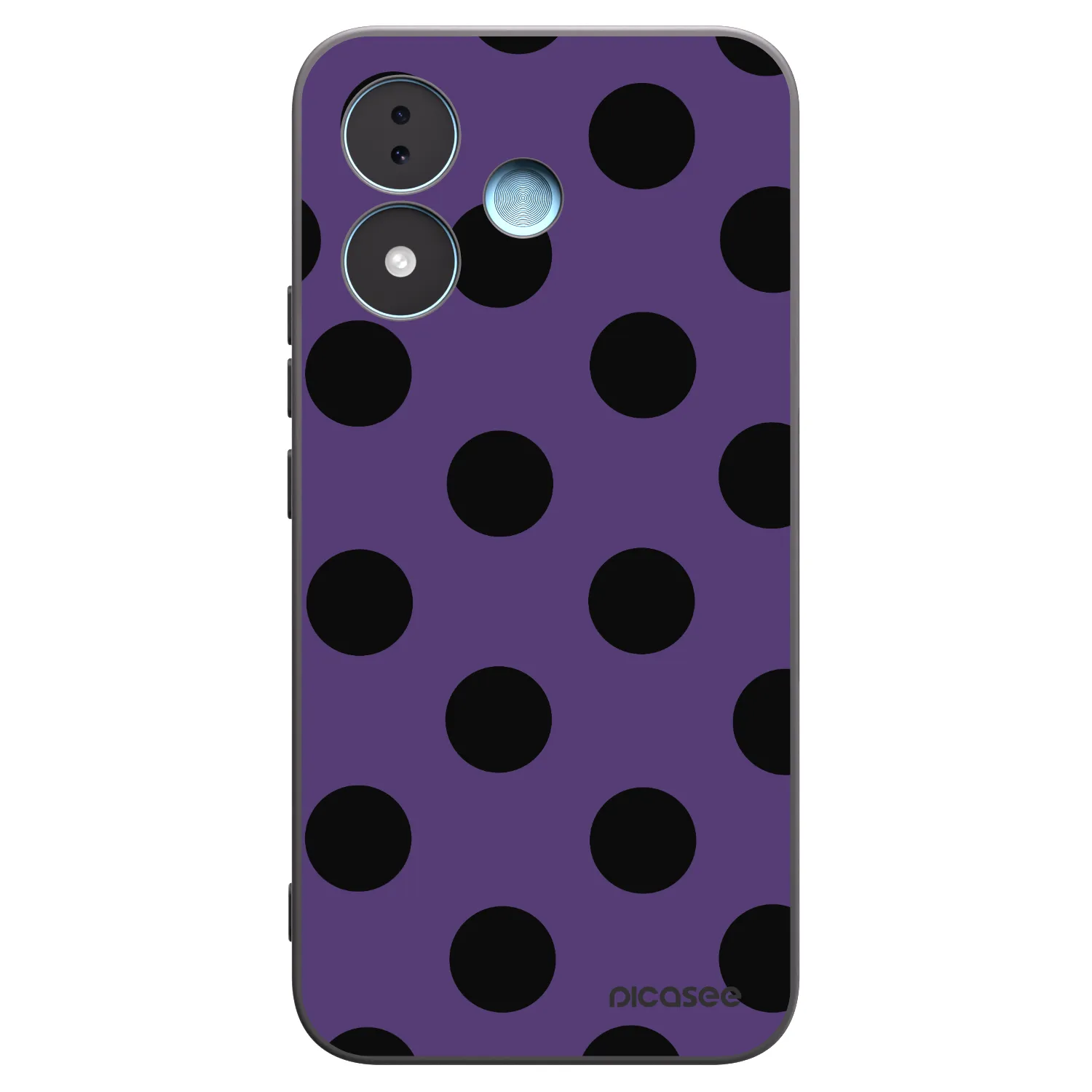 Picasee silikonski črni ovitek za Xiaomi Redmi Note 17 5G - Big flickers 2