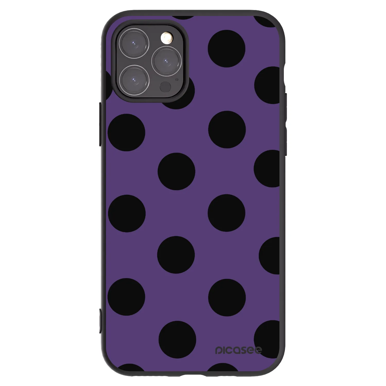 Picasee silikonski črni ovitek za Apple iPhone 11 Pro - Big flickers 2