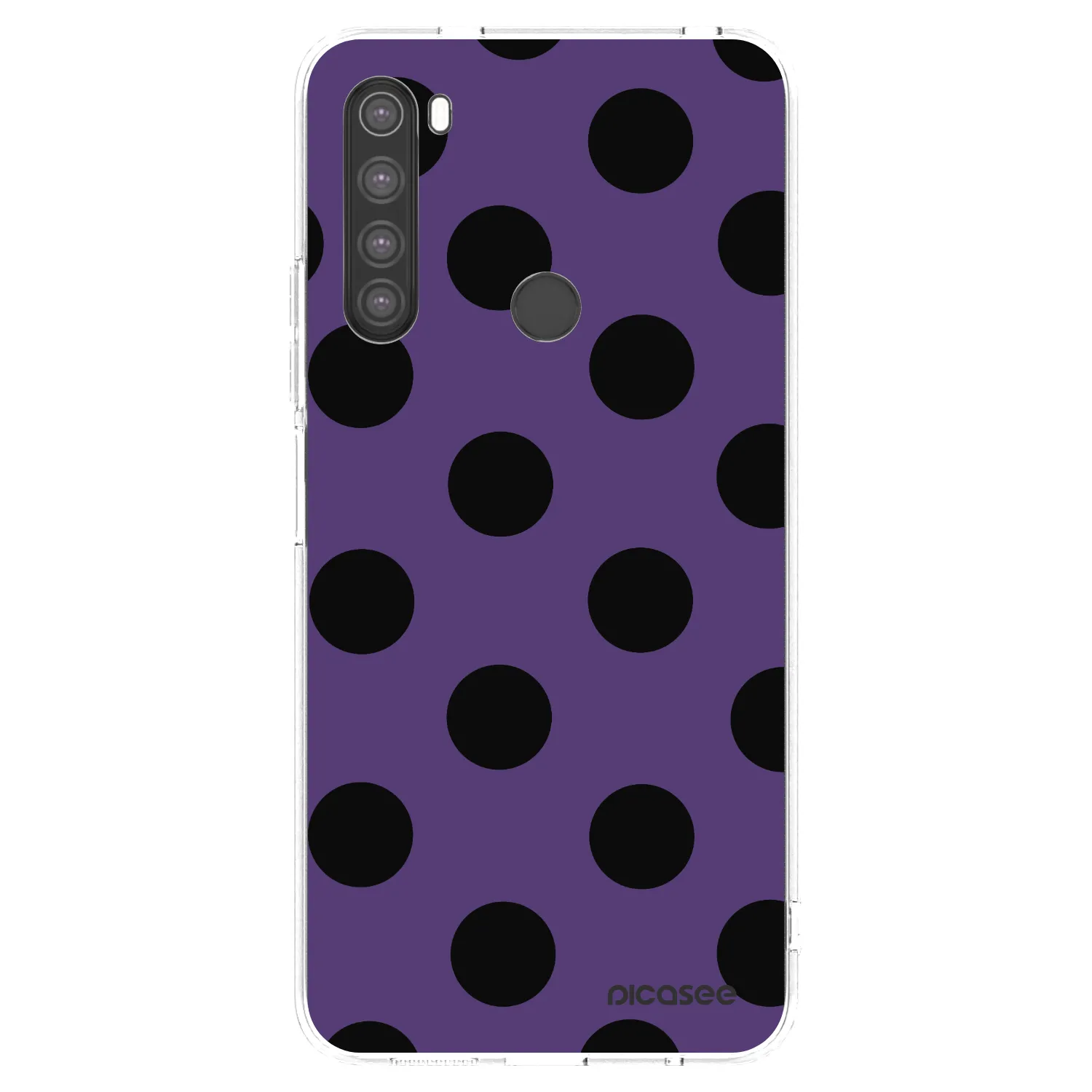 Picasee silikonski prozorni ovitek za Xiaomi Redmi Note 8 - Big flickers 2