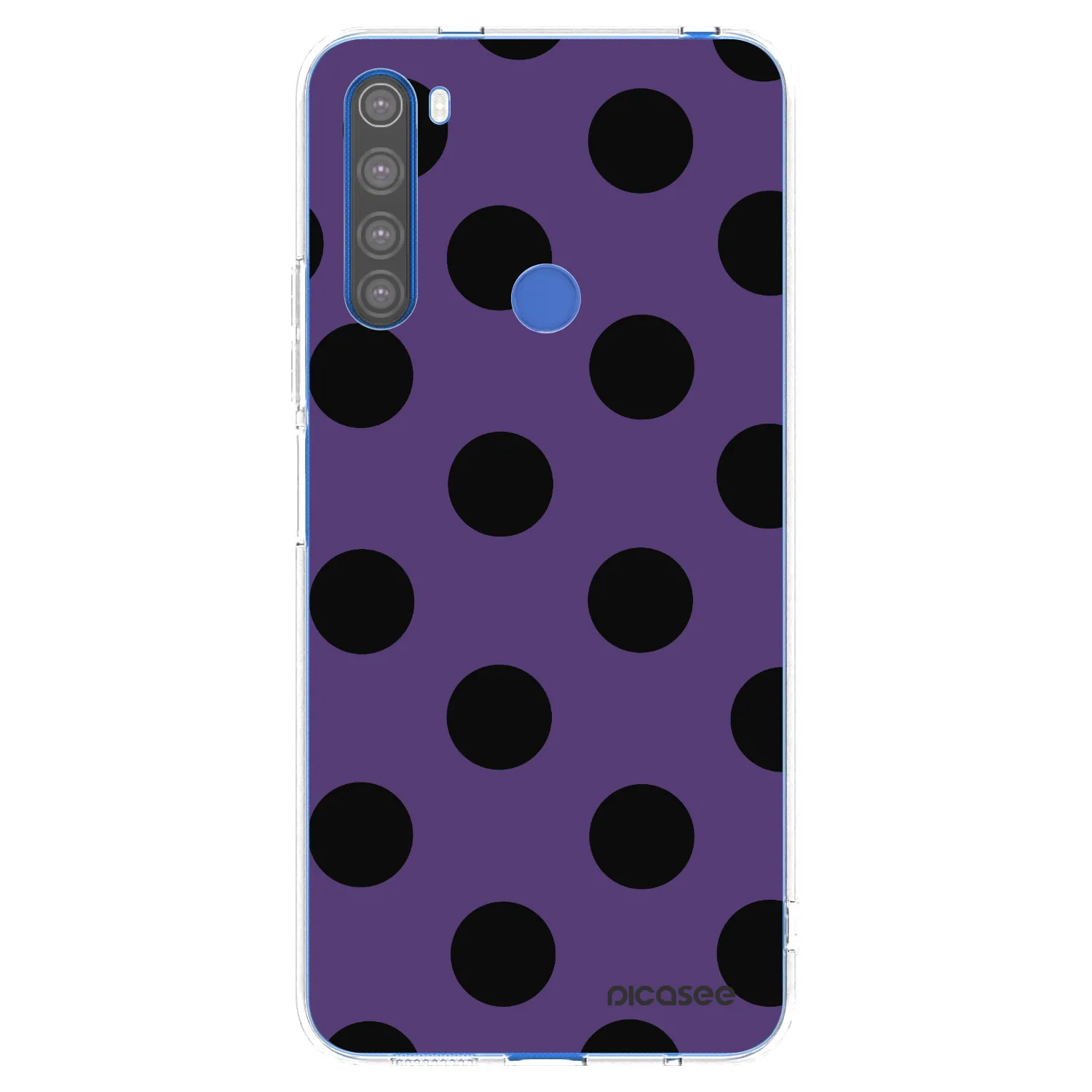 Picasee silikonski prozorni ovitek za Xiaomi Redmi Note 8T - Big flickers 2