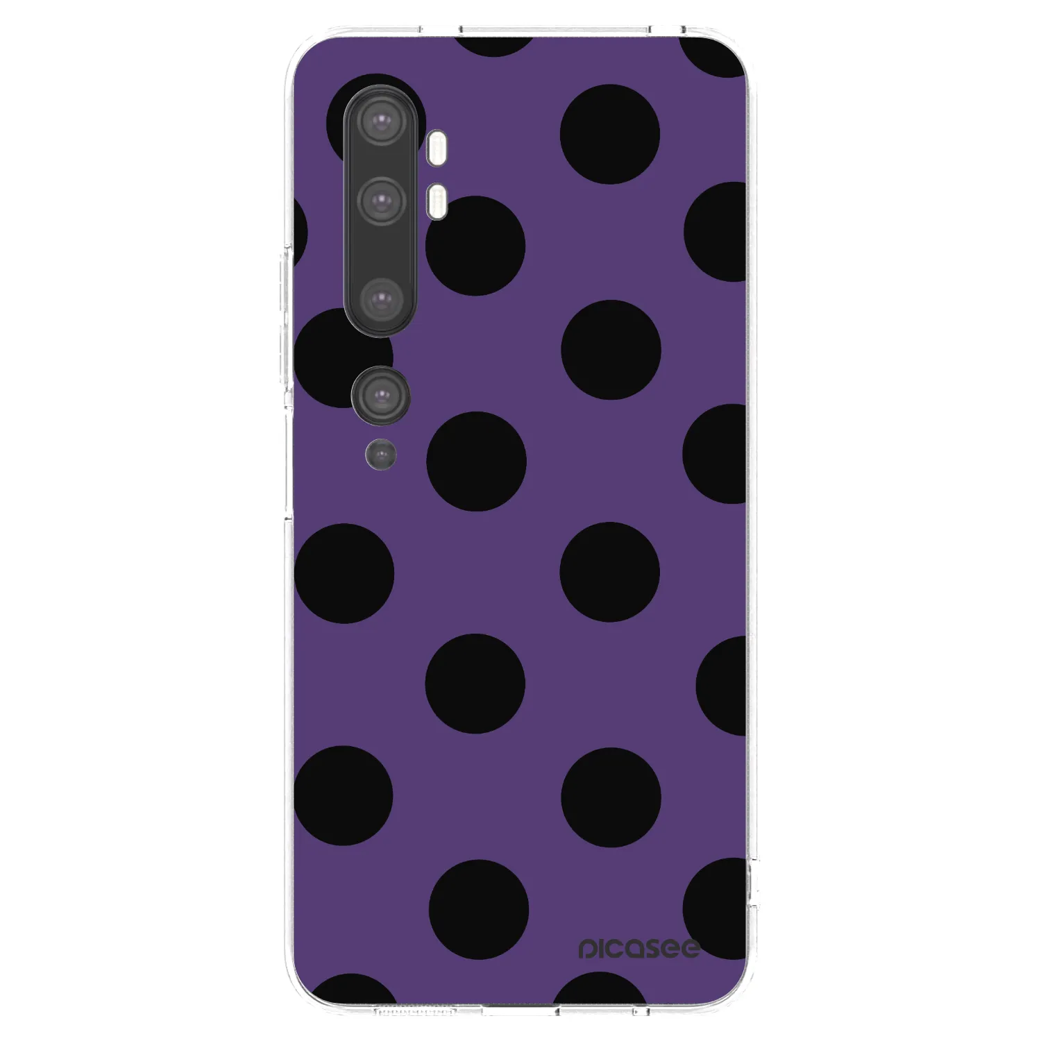 Picasee silikonski prozorni ovitek za Xiaomi Mi Note 10 (Pro) - Big flickers 2