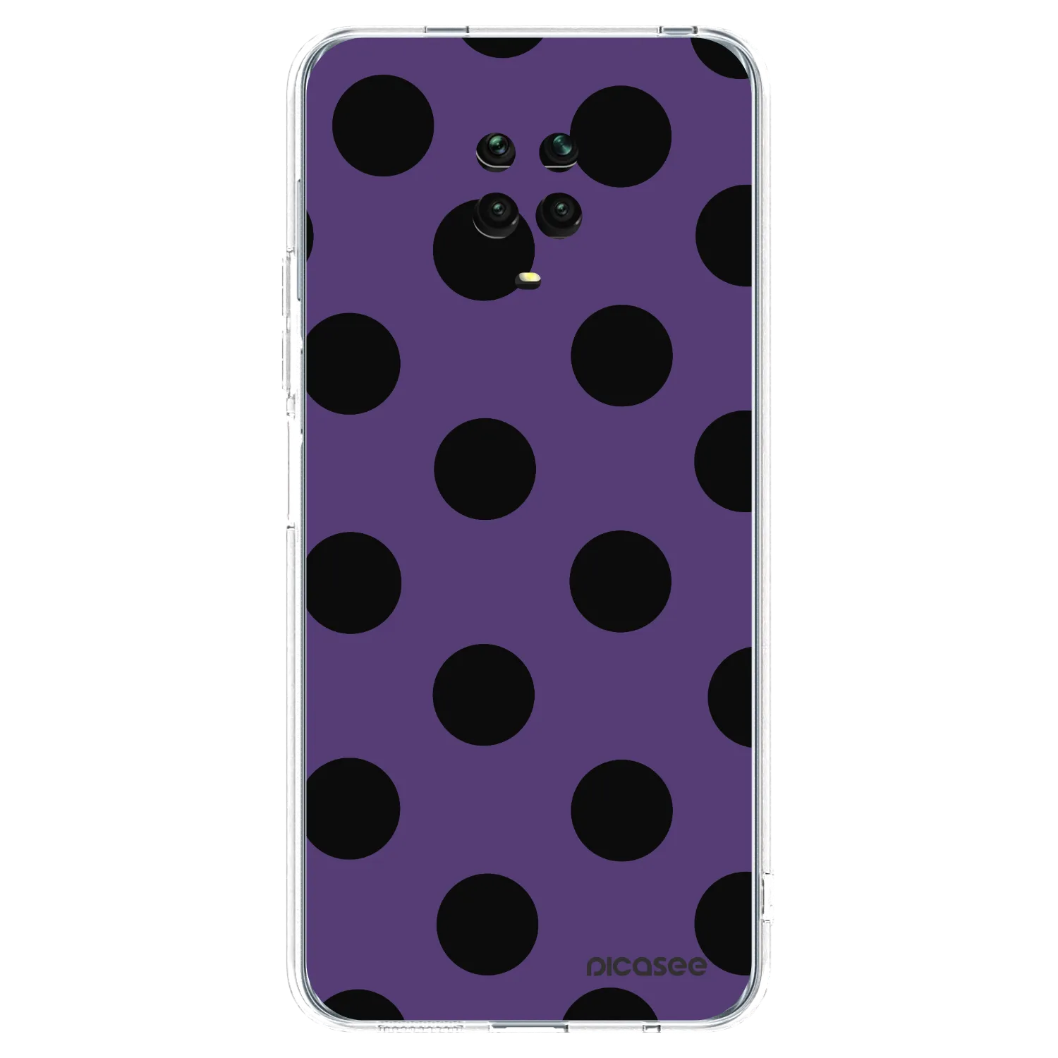 Picasee silikonski prozorni ovitek za Xiaomi Redmi Note 9 Pro - Big flickers 2